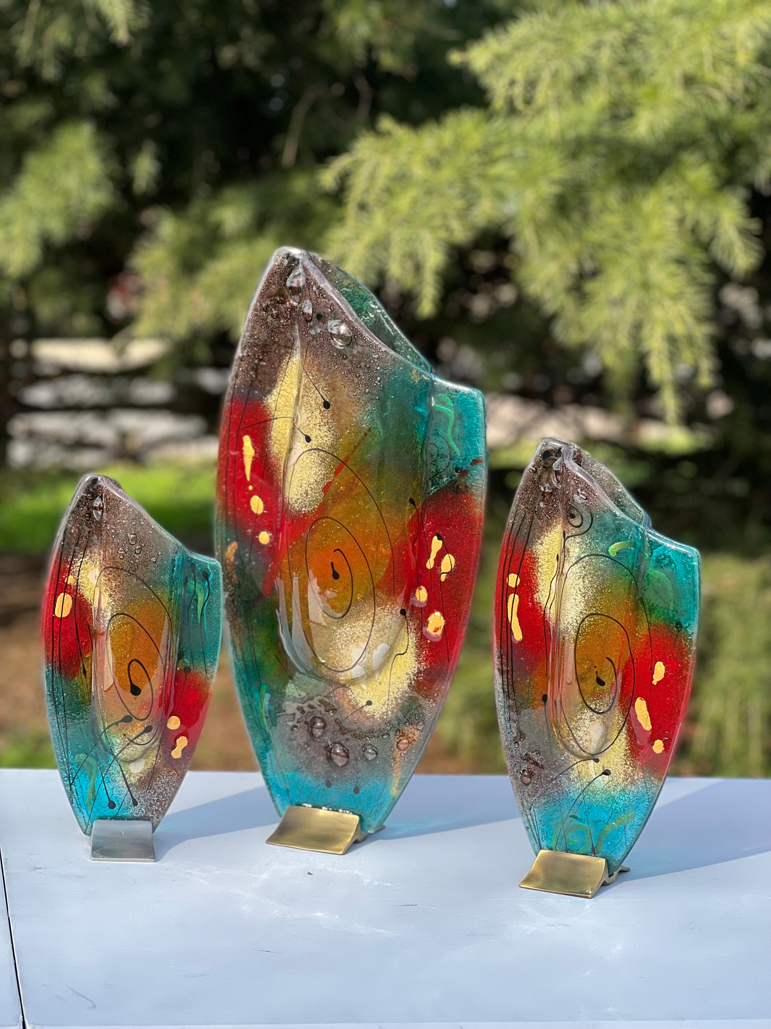 Mediterranean Oval Vase