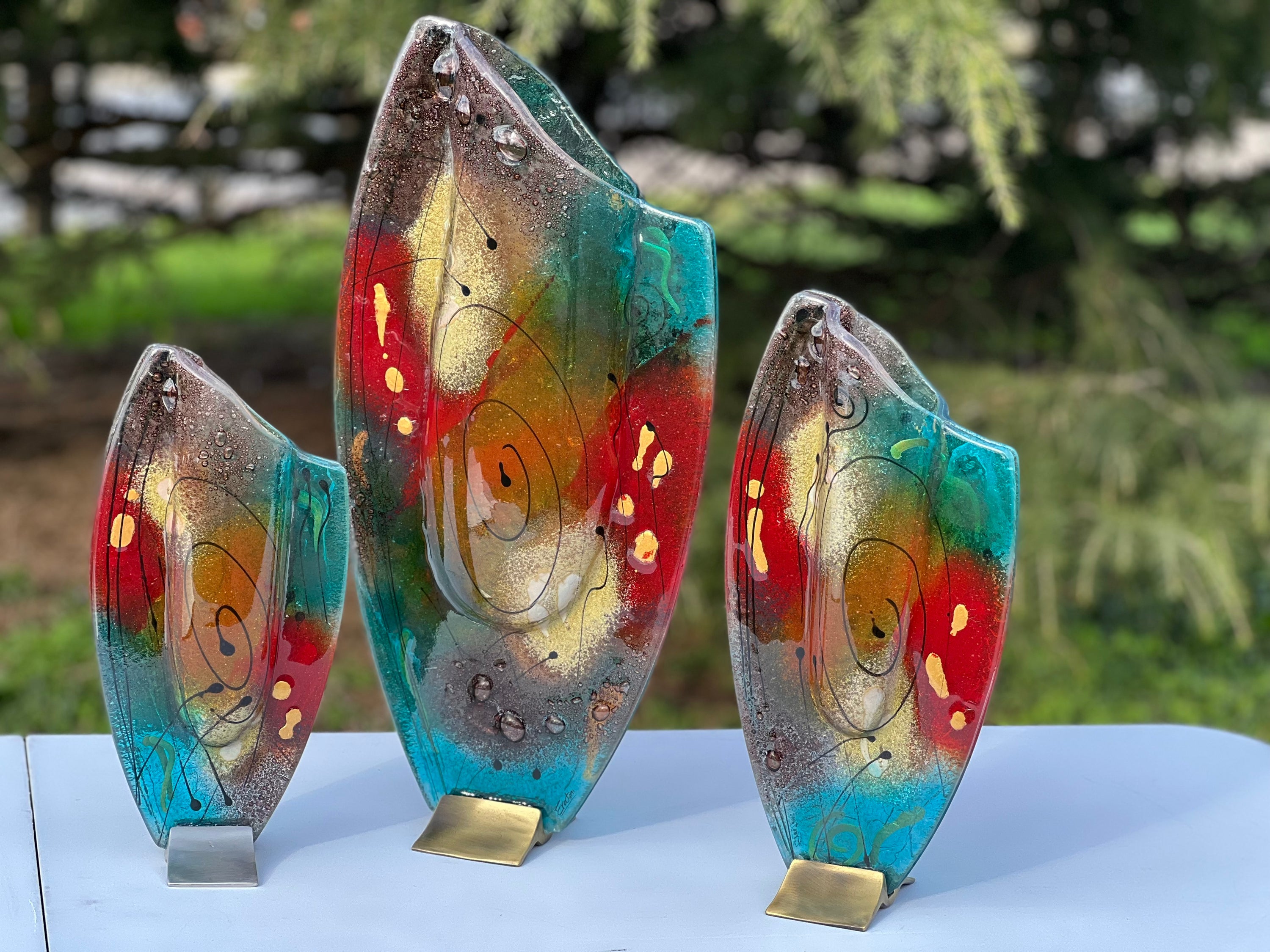 Mediterranean Oval Vase