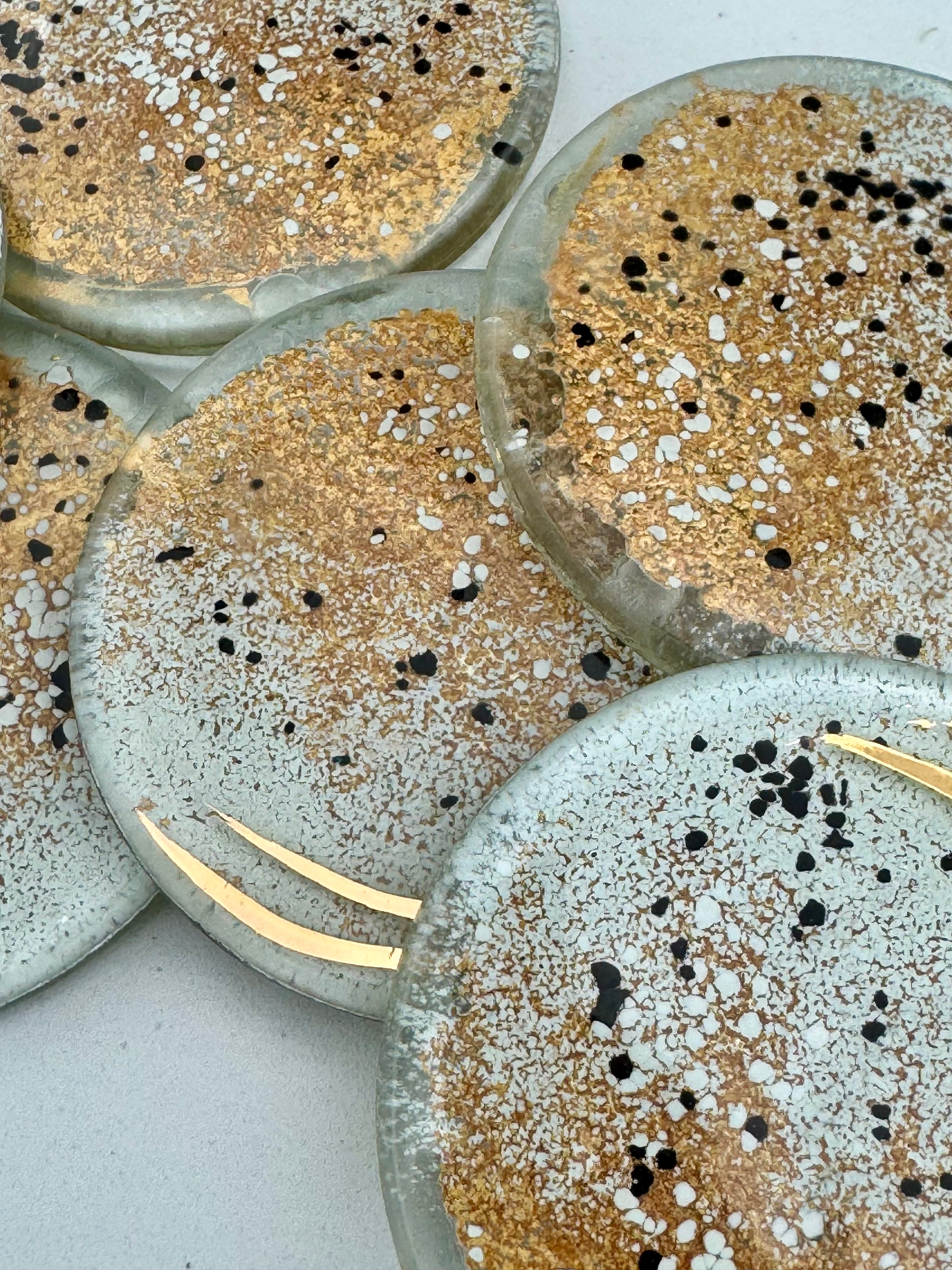 Golden Frost Coaster (Round)