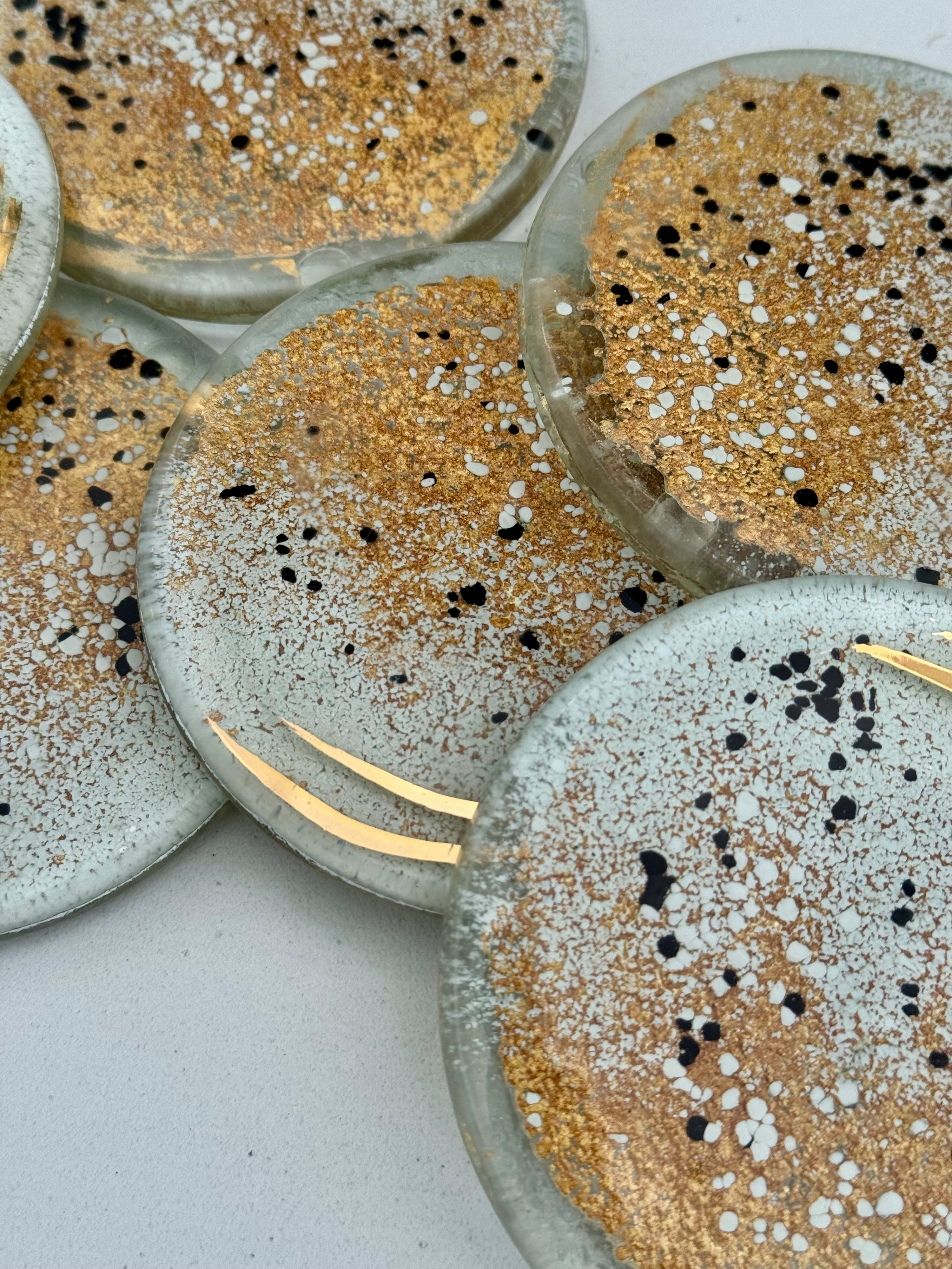 Golden Frost Coaster (Round)