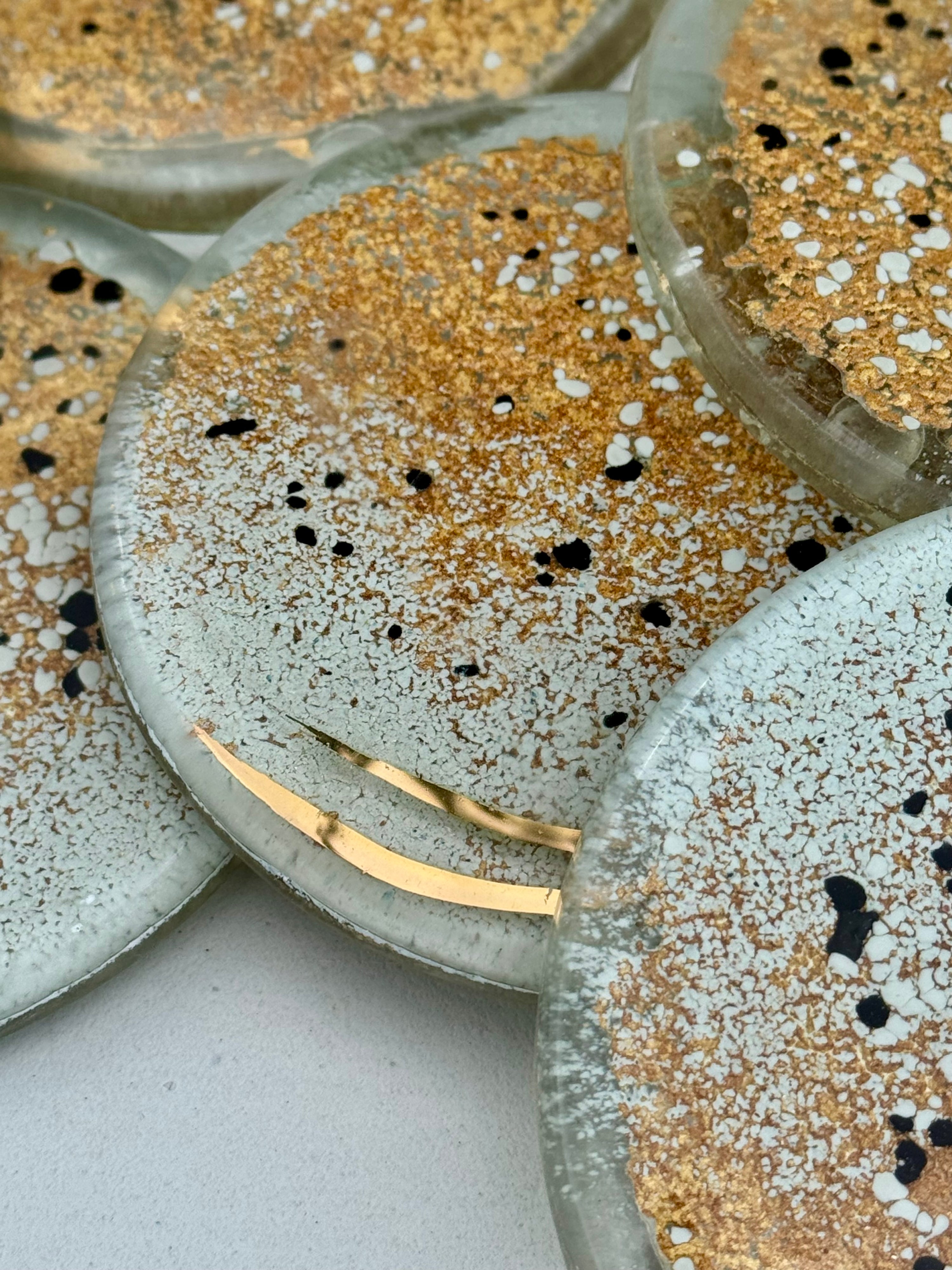 Golden Frost Coaster (Round)