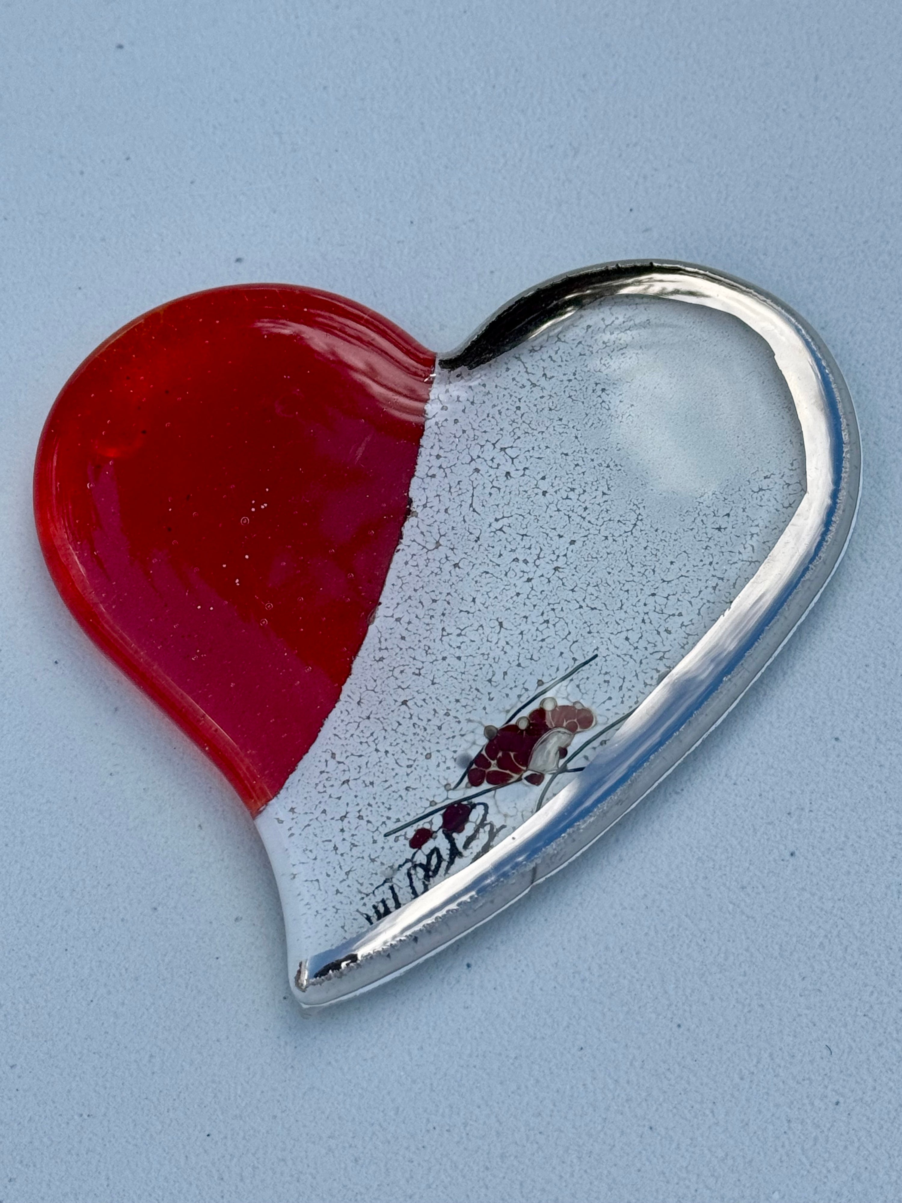 Christmas Heart Coaster