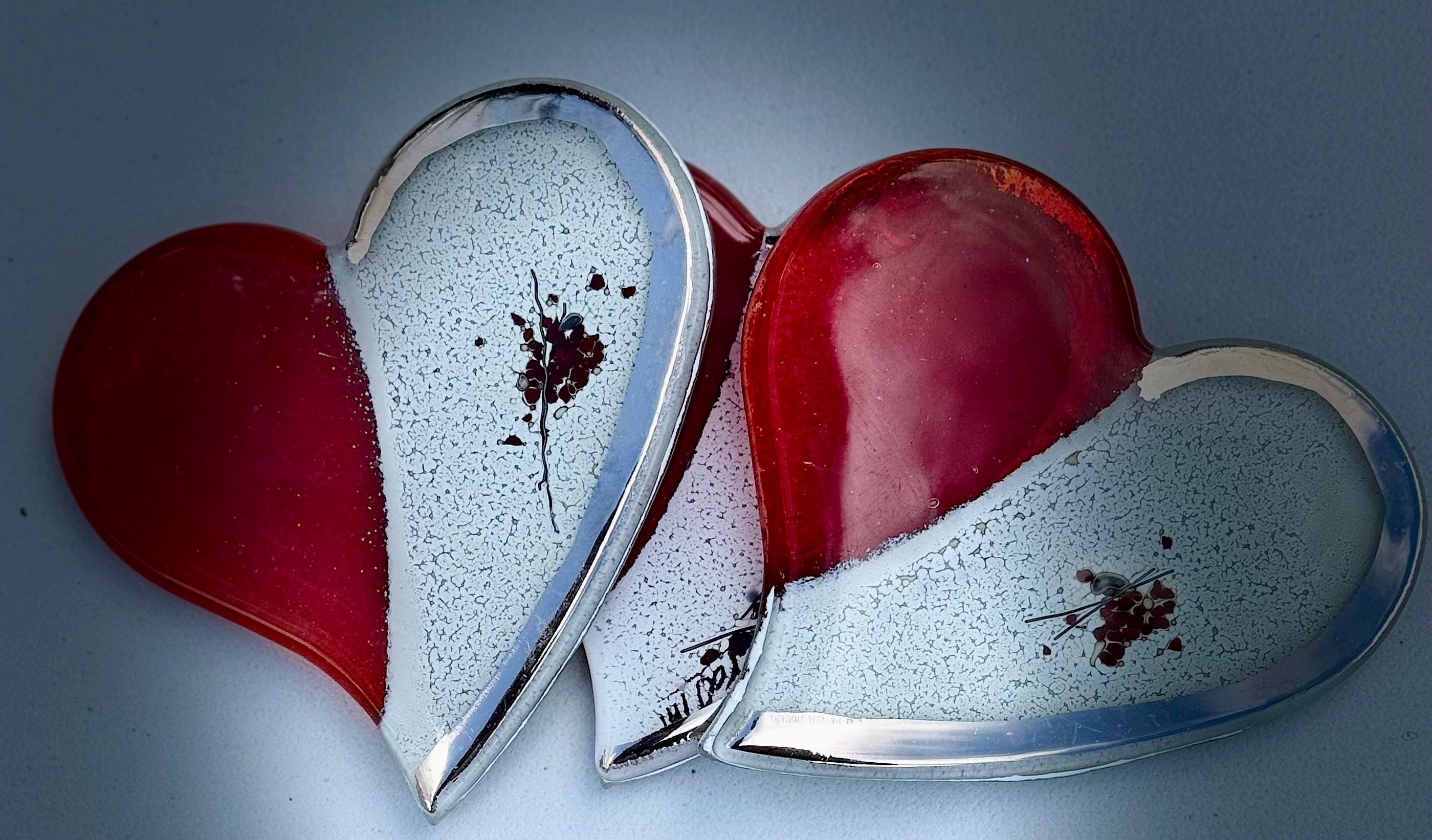 Christmas Heart Coaster