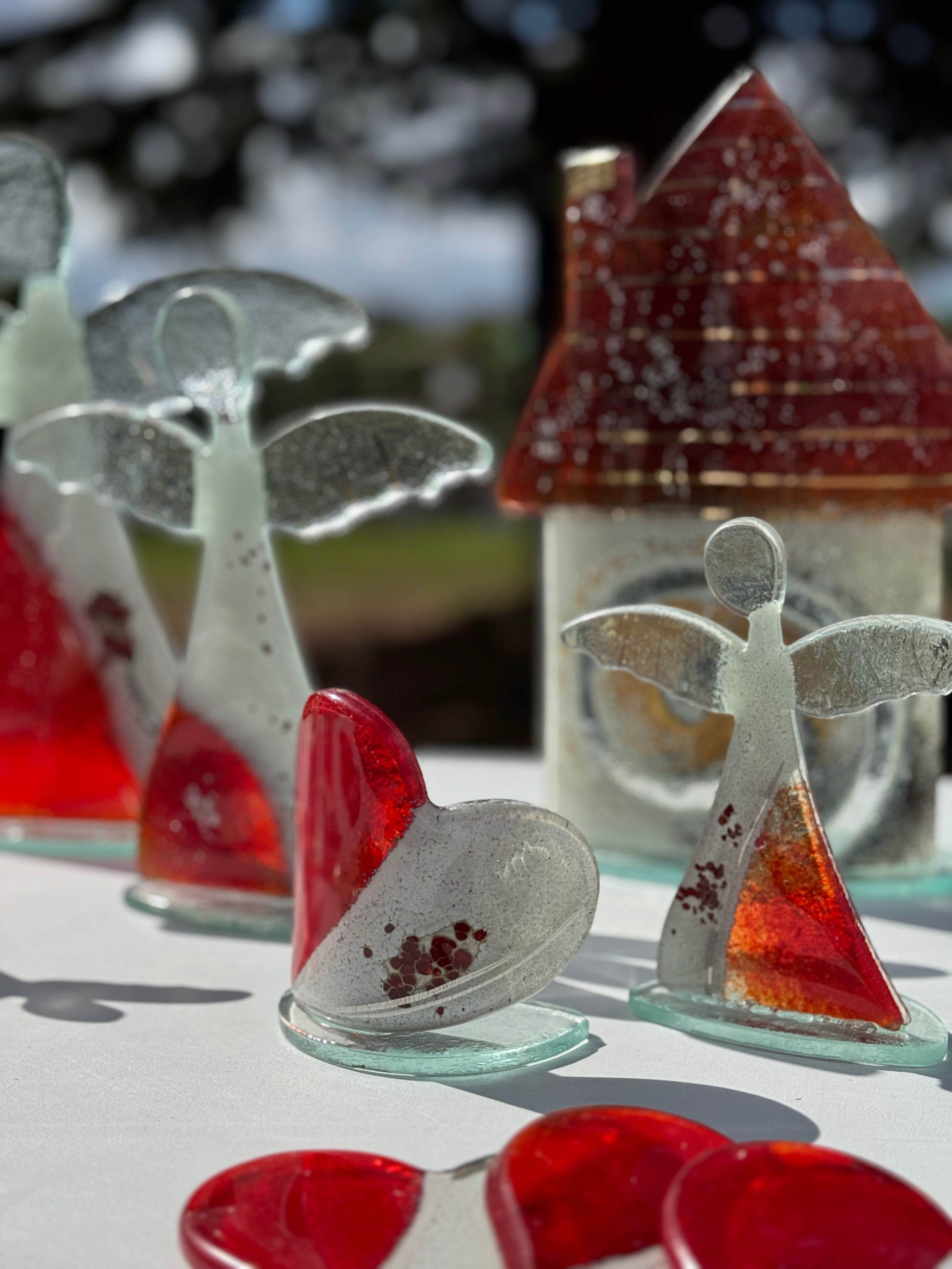 Christmas Heart Shaped Tealight Holder