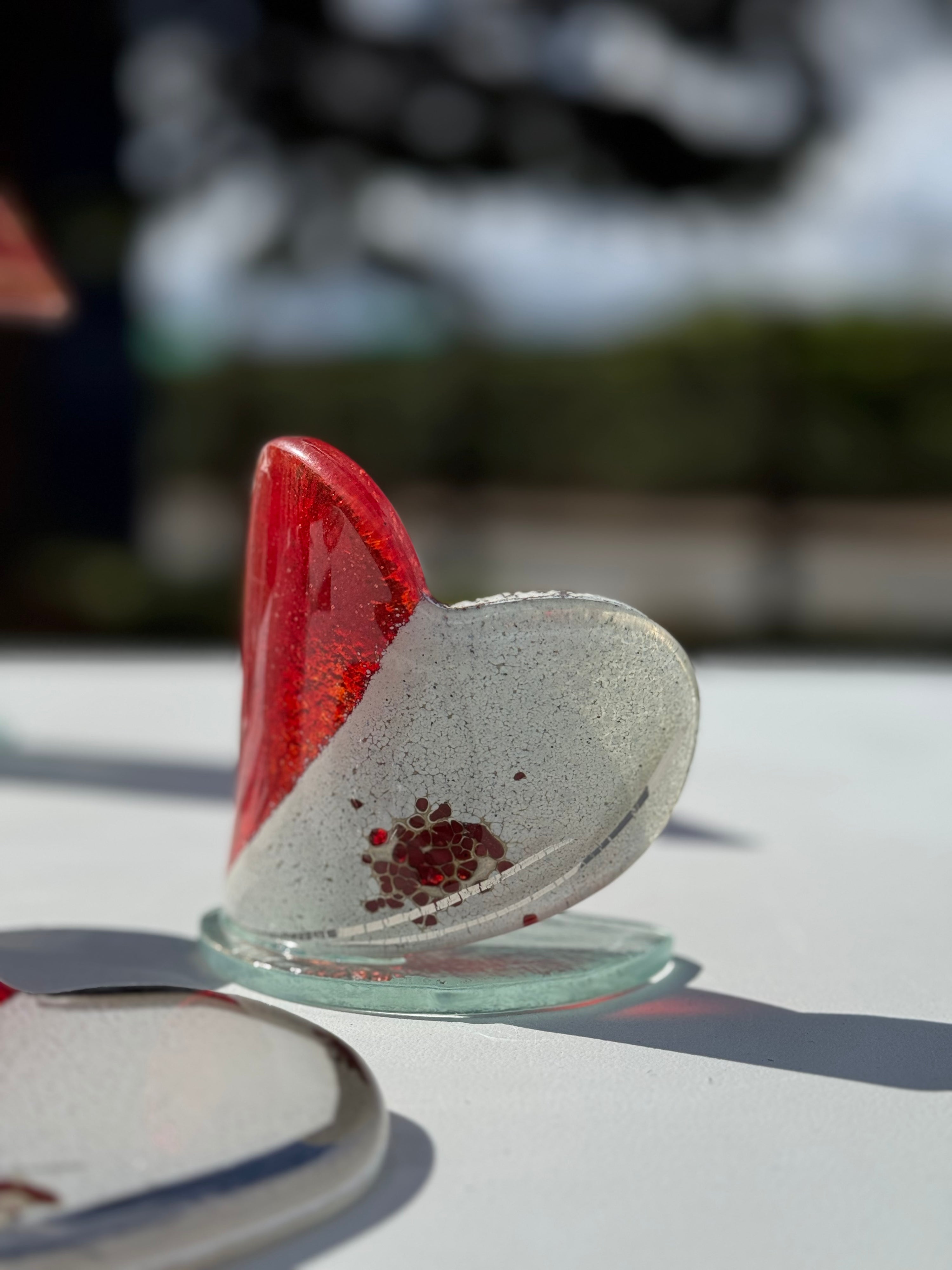 Christmas Heart Shaped Tealight Holder