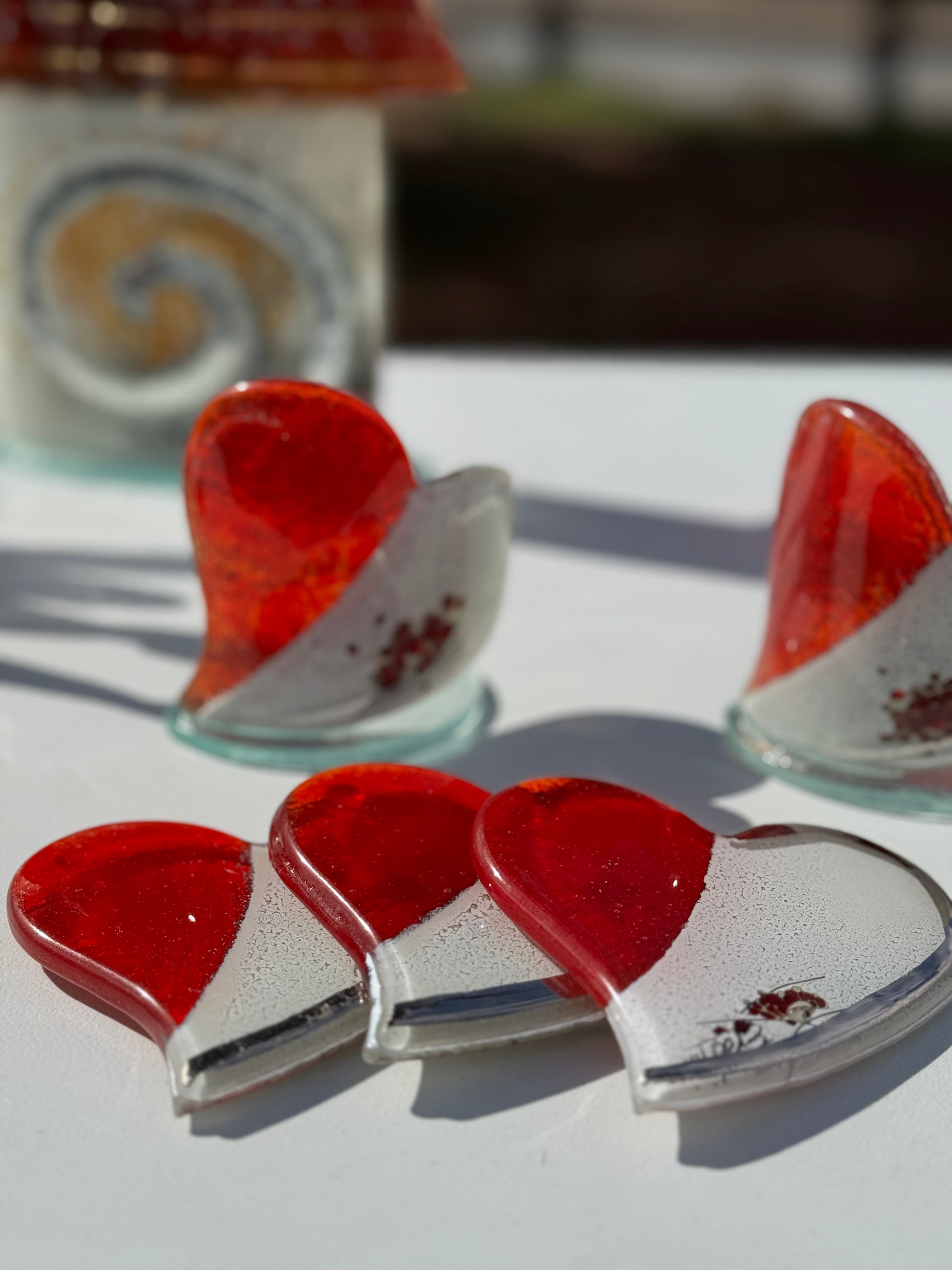Christmas Heart Shaped Tealight Holder