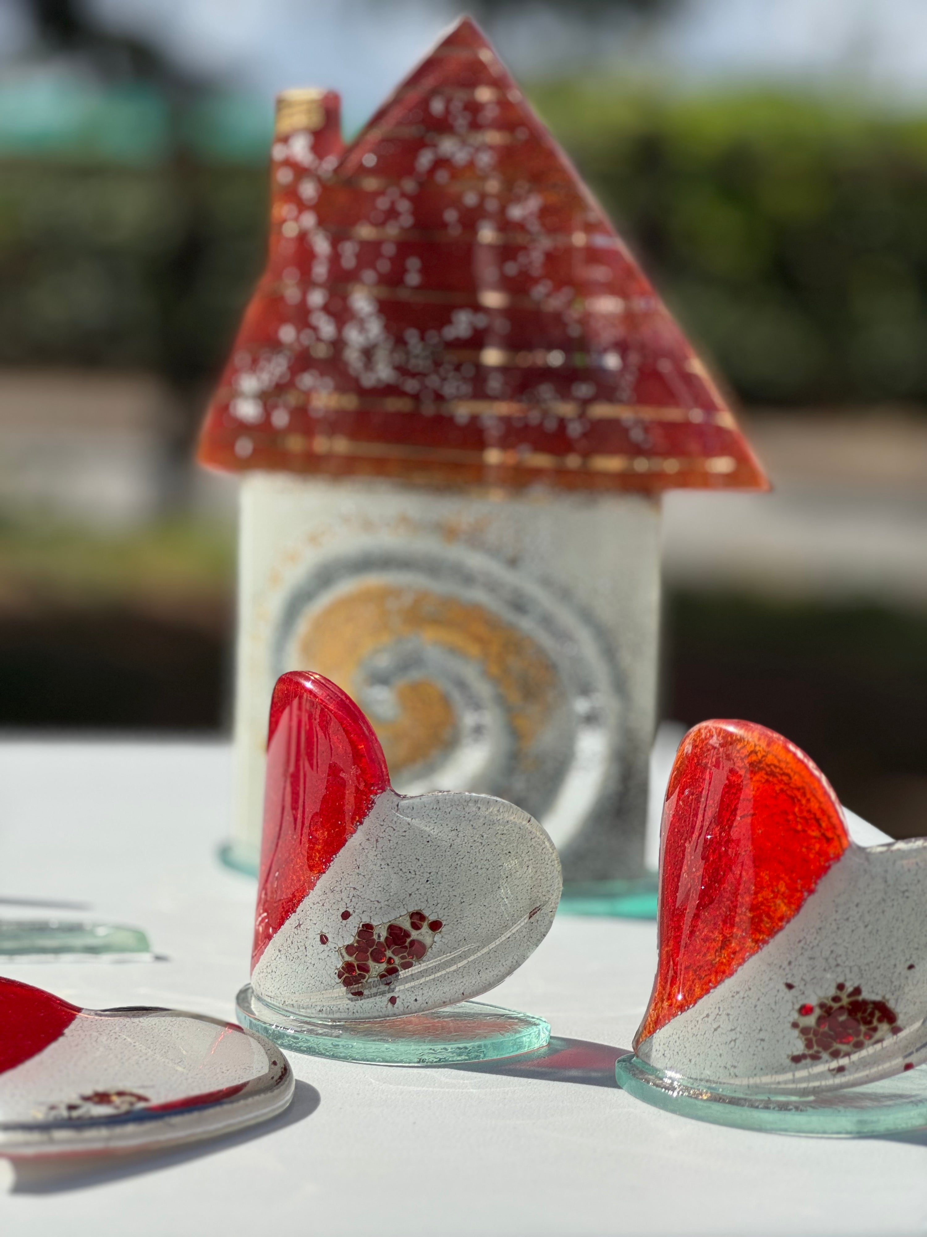 Christmas Heart Shaped Tealight Holder