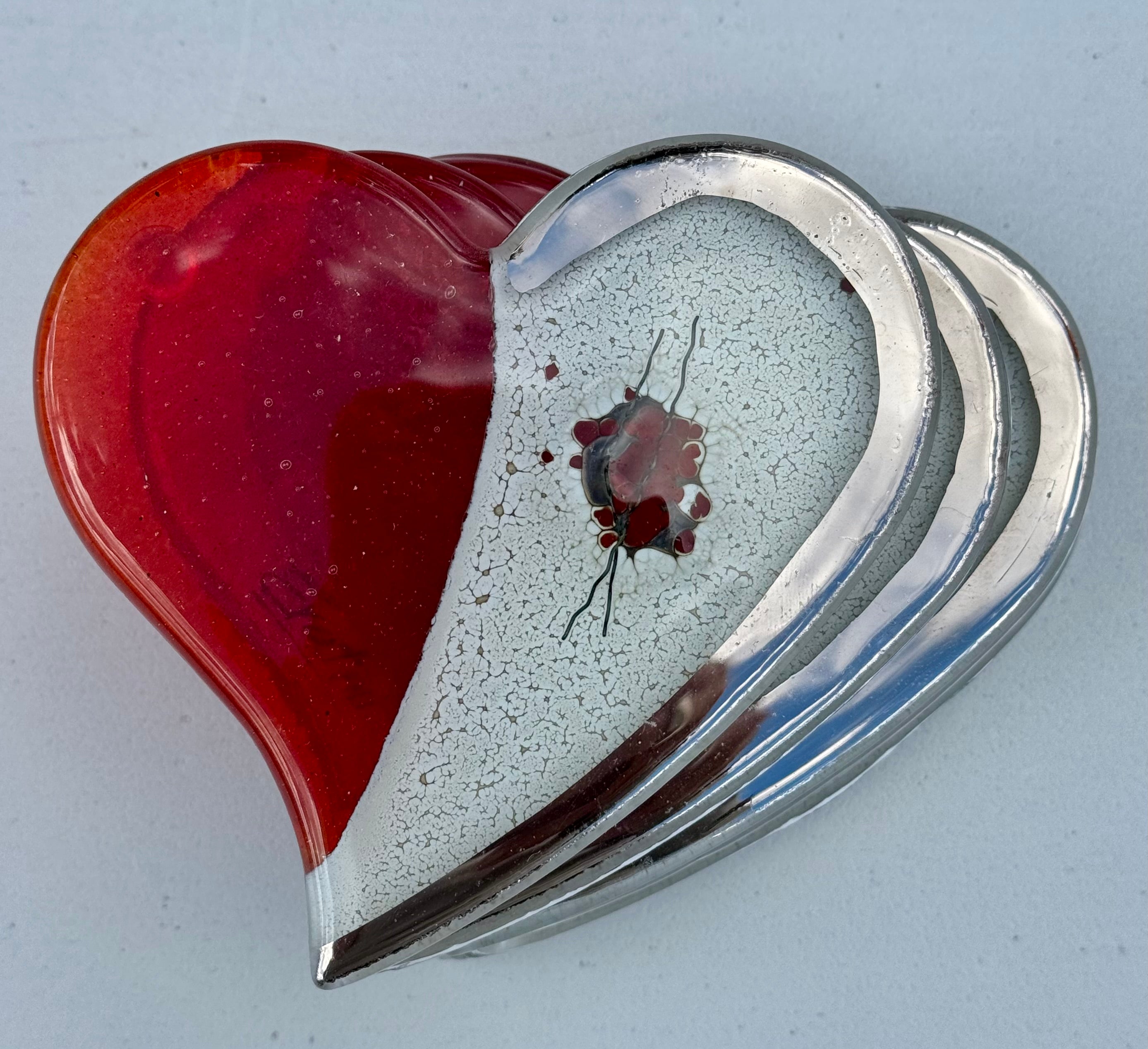 Christmas Heart Coaster