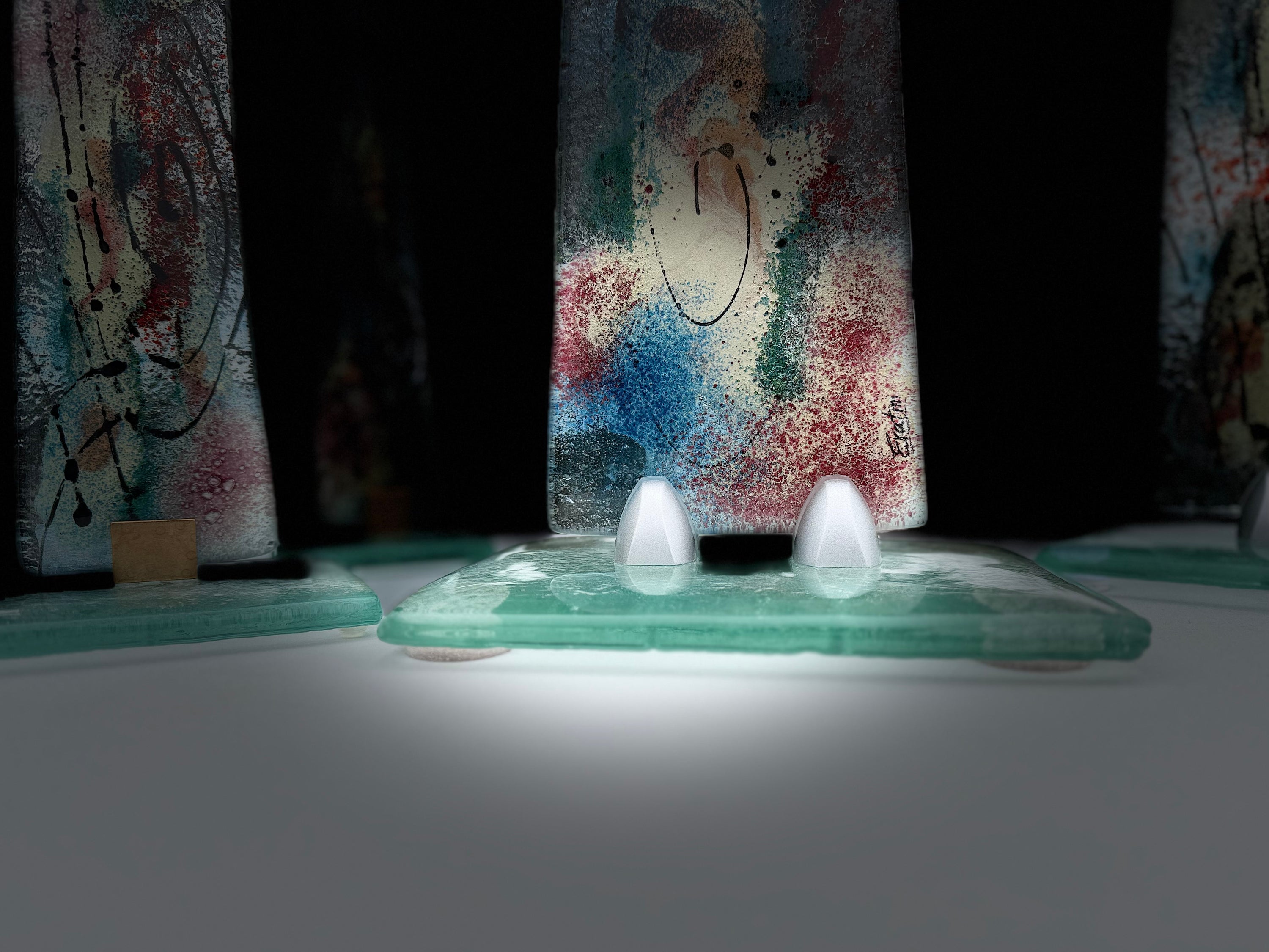 Fused Glass Statue - Galaxy