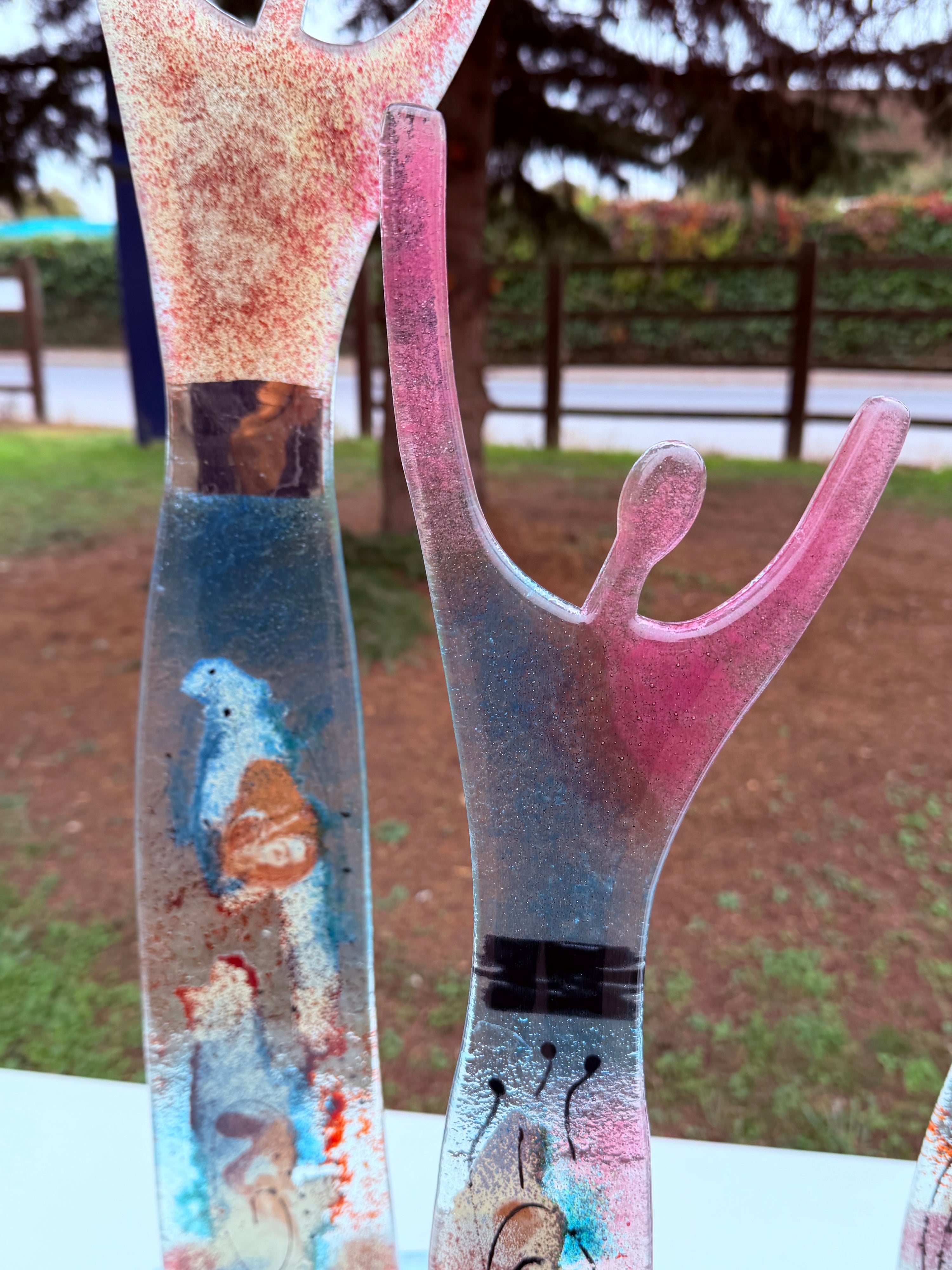 Fused Glass Statue - Galaxy