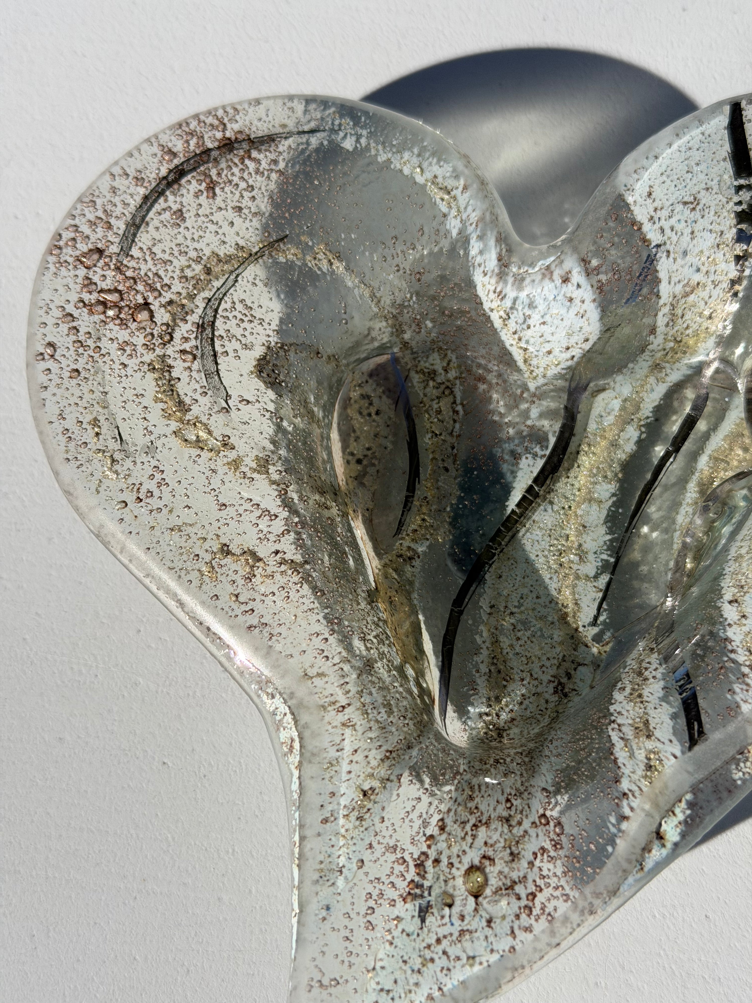 Crystal Heart Tealight Dish