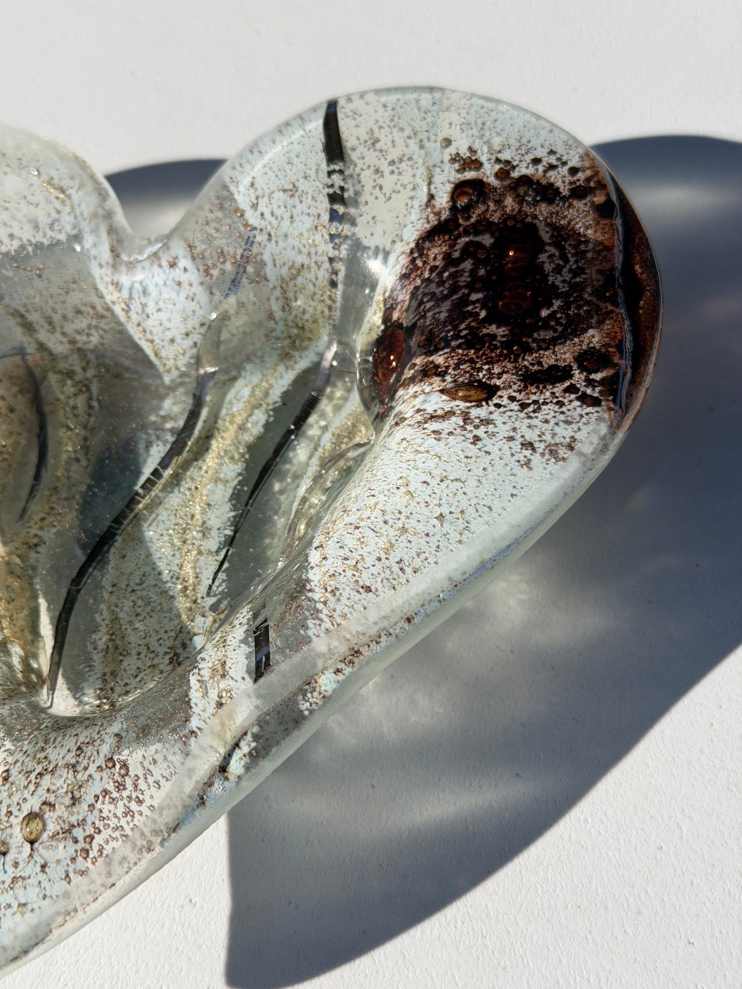 Crystal Heart Tealight Dish