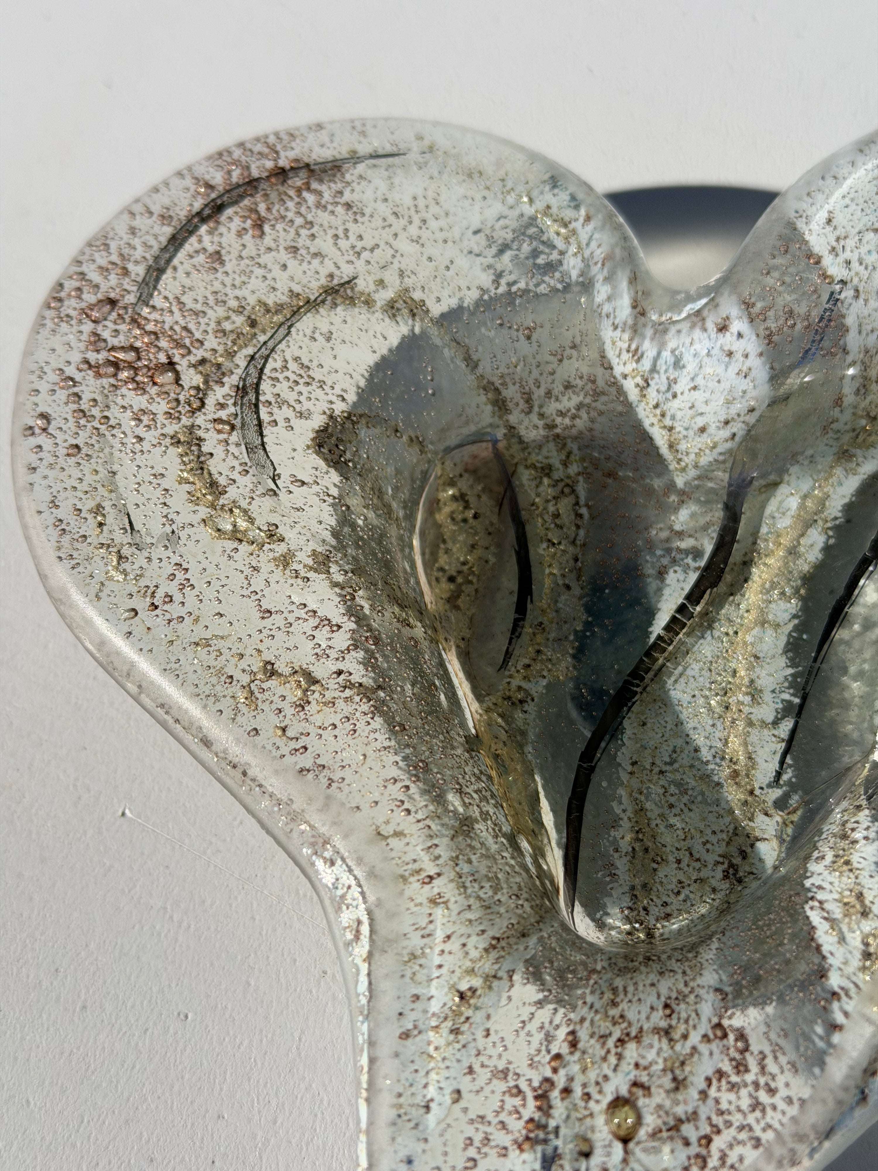 Crystal Heart Tealight Dish