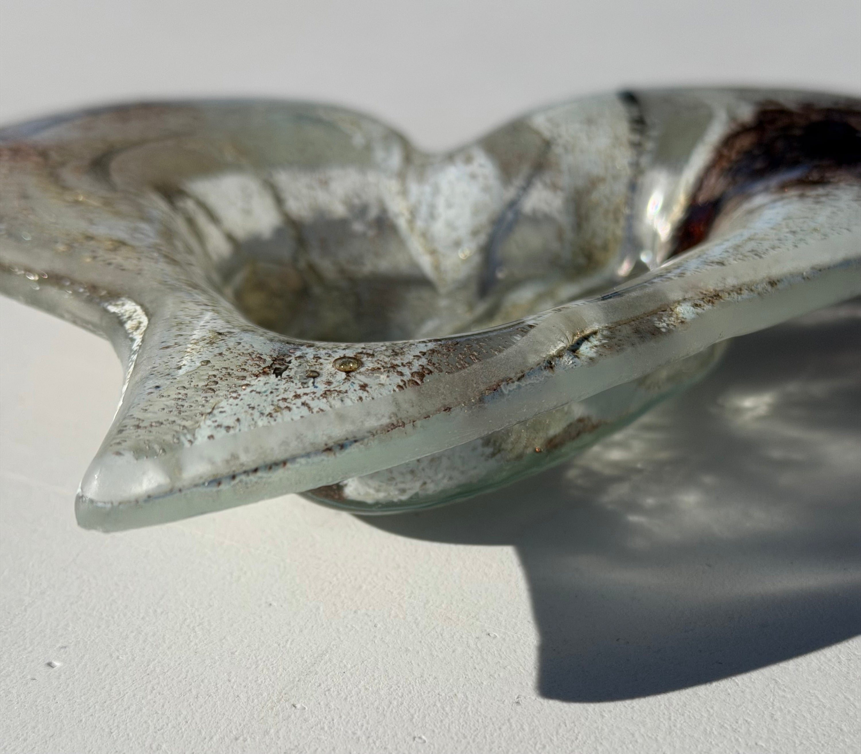 Crystal Heart Tealight Dish