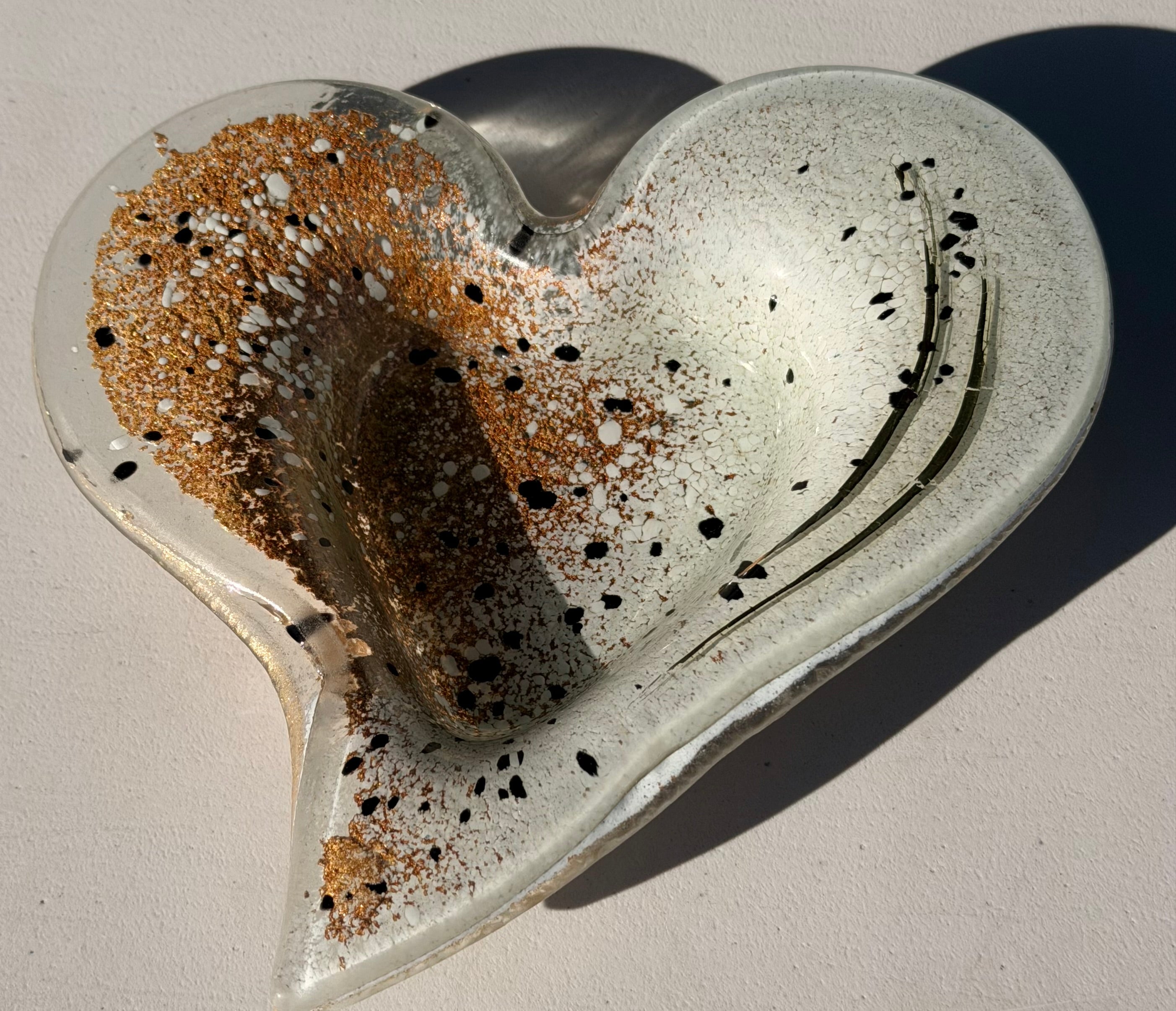 Golden Frost Tealight Dish