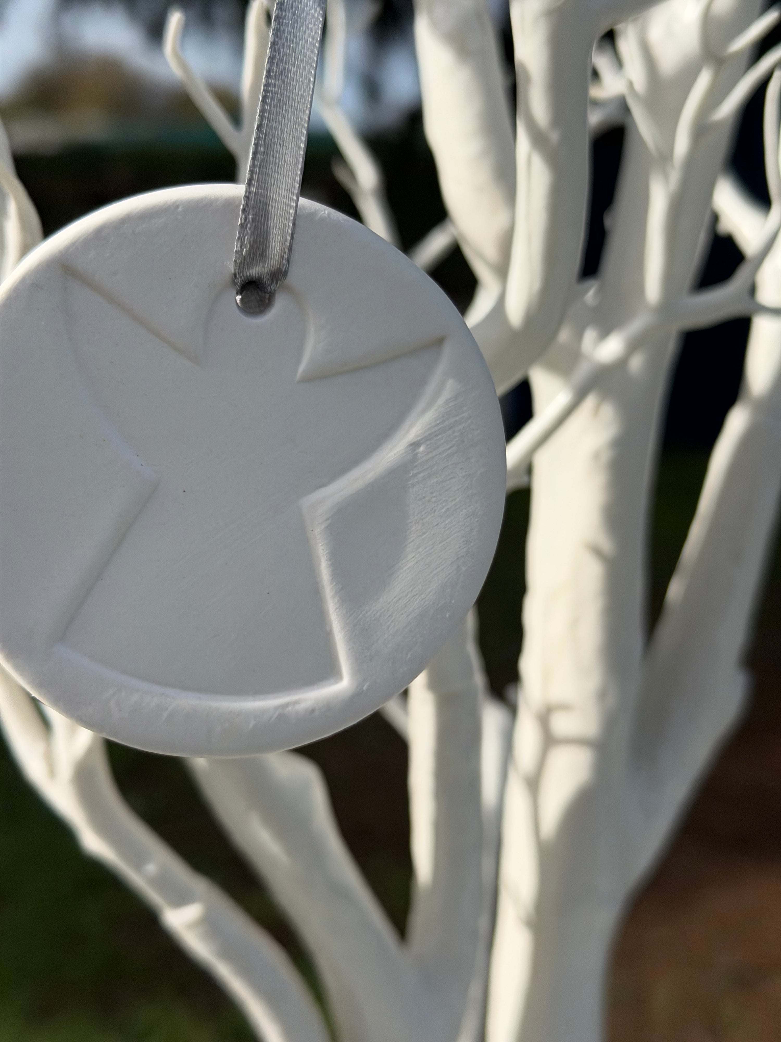 Ceramic Angel Hanging Disk