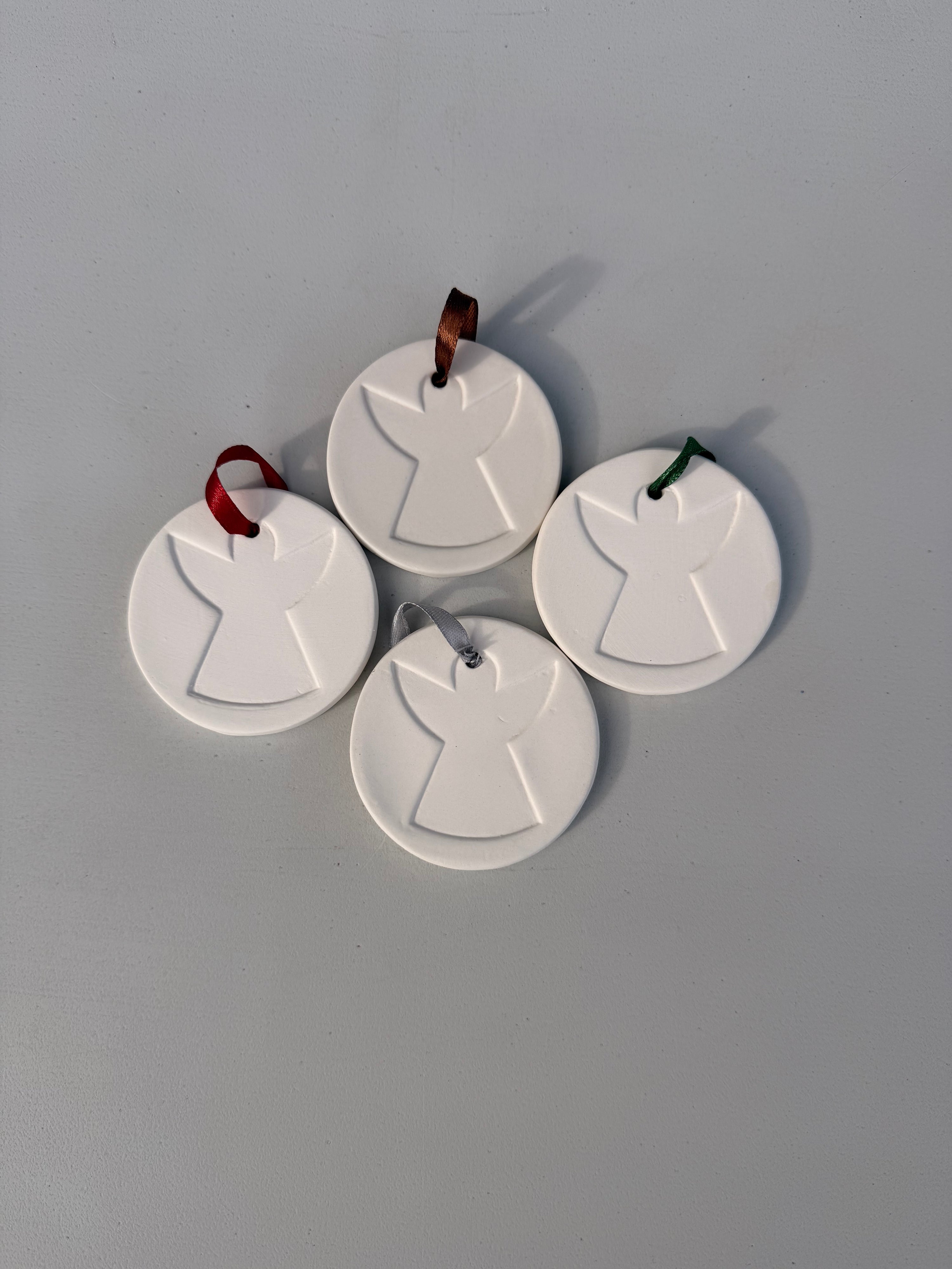 Ceramic Angel Hanging Disk