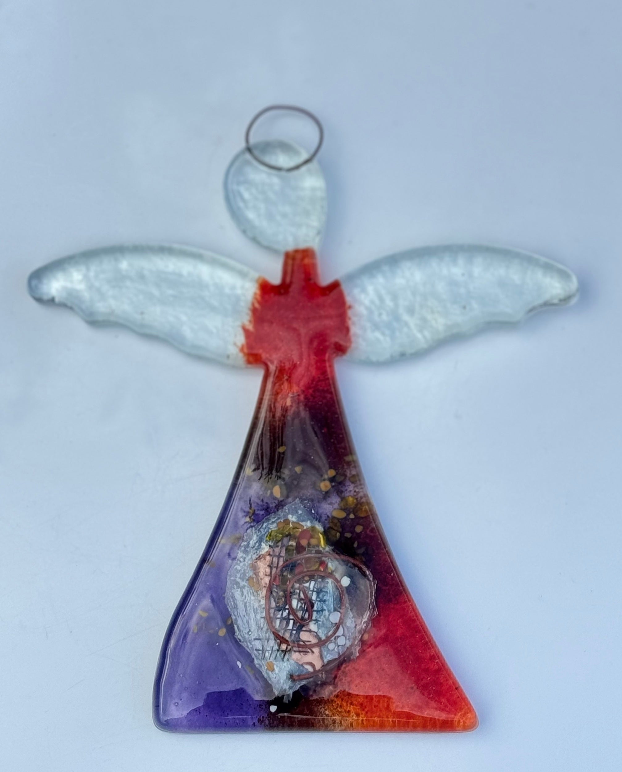 Angel - Opera Purple & Red (Hanging Decoration)