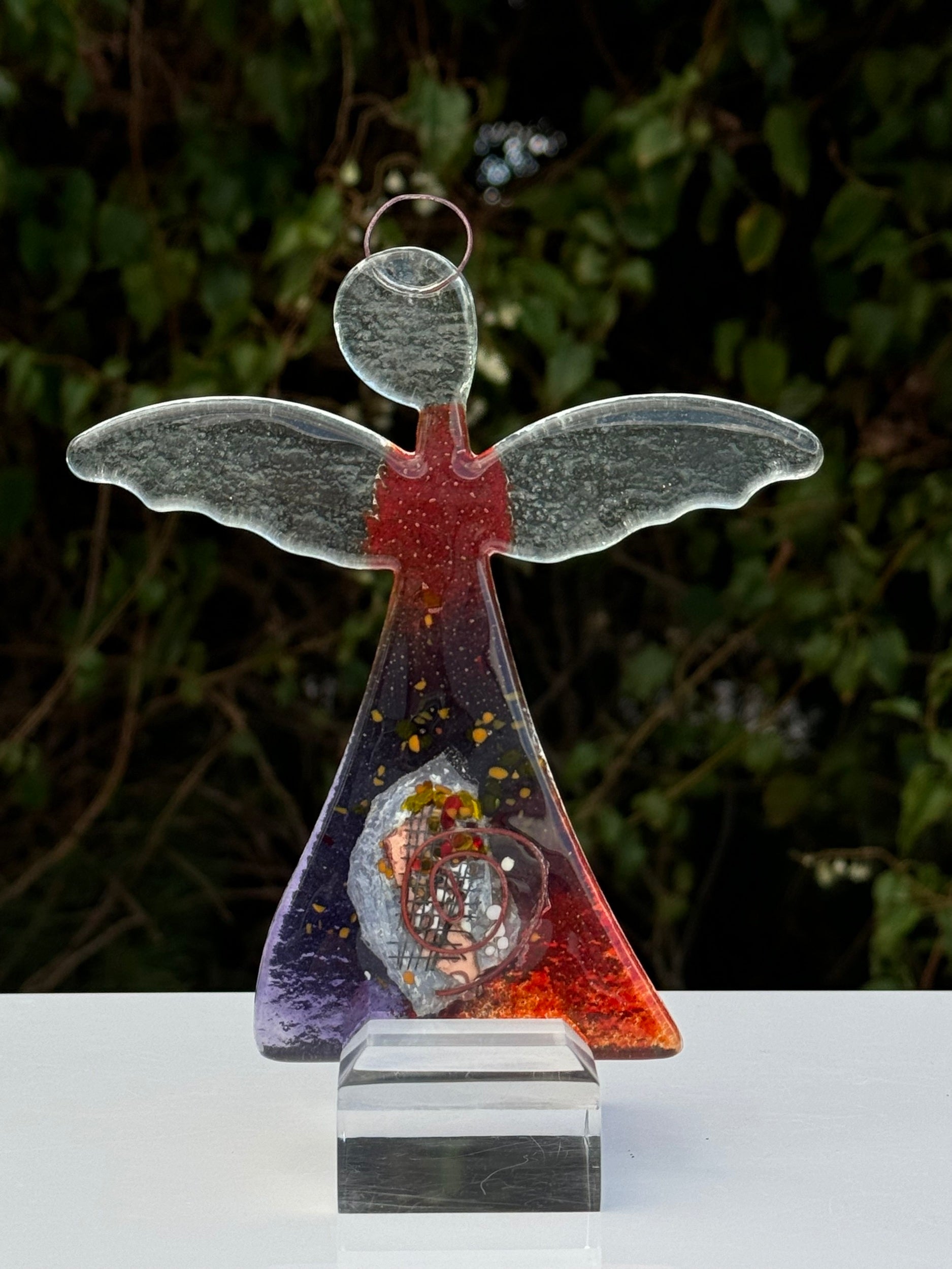 Angel - Opera Purple & Red (Hanging Decoration)