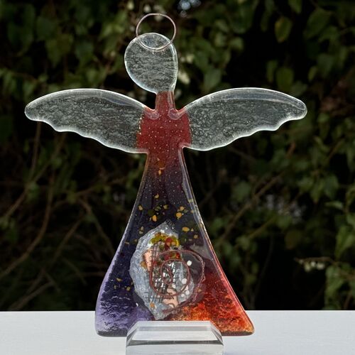 Angel - Opera Purple & Red (Hanging Decoration)