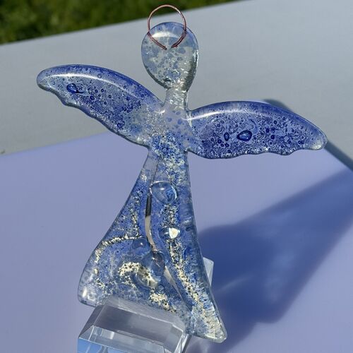 Angel - Crystal Blue (Hanging Decoration)