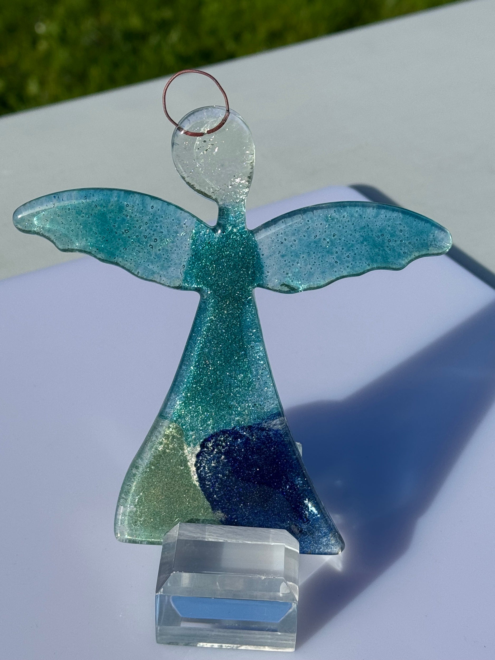 Angel - Fireworks Blue (Hanging Decoration)