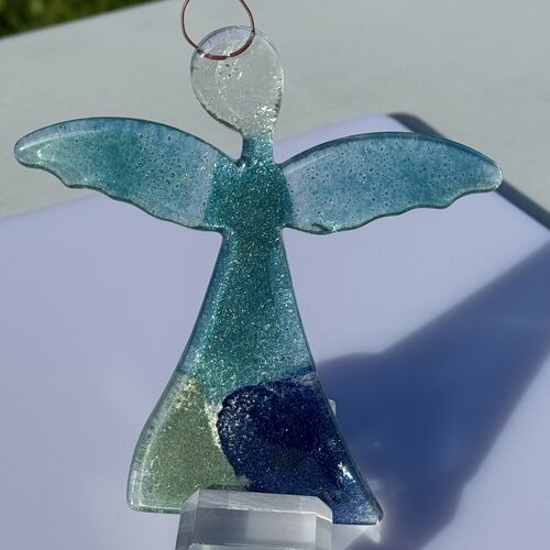 Angel - Fireworks Blue (Hanging Decoration)