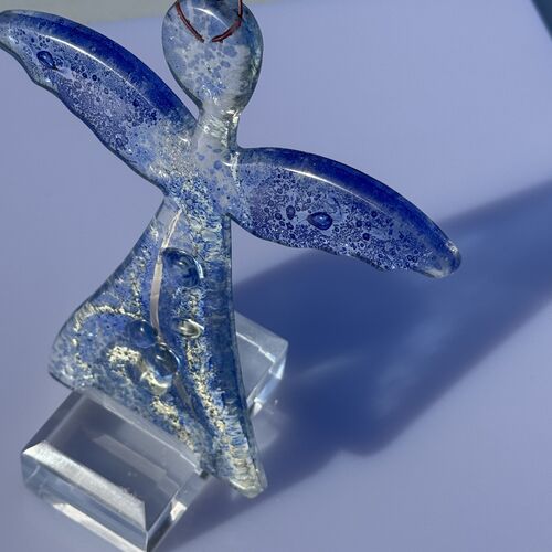 Angel - Crystal Blue (Hanging Decoration)