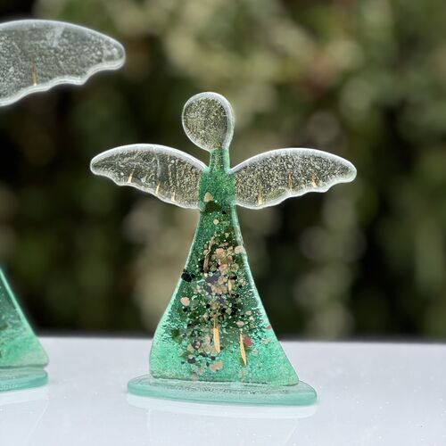 Angel - Dark Green & Gold