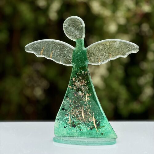 Angel - Dark Green & Gold