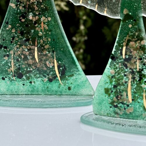 Angel - Dark Green & Gold