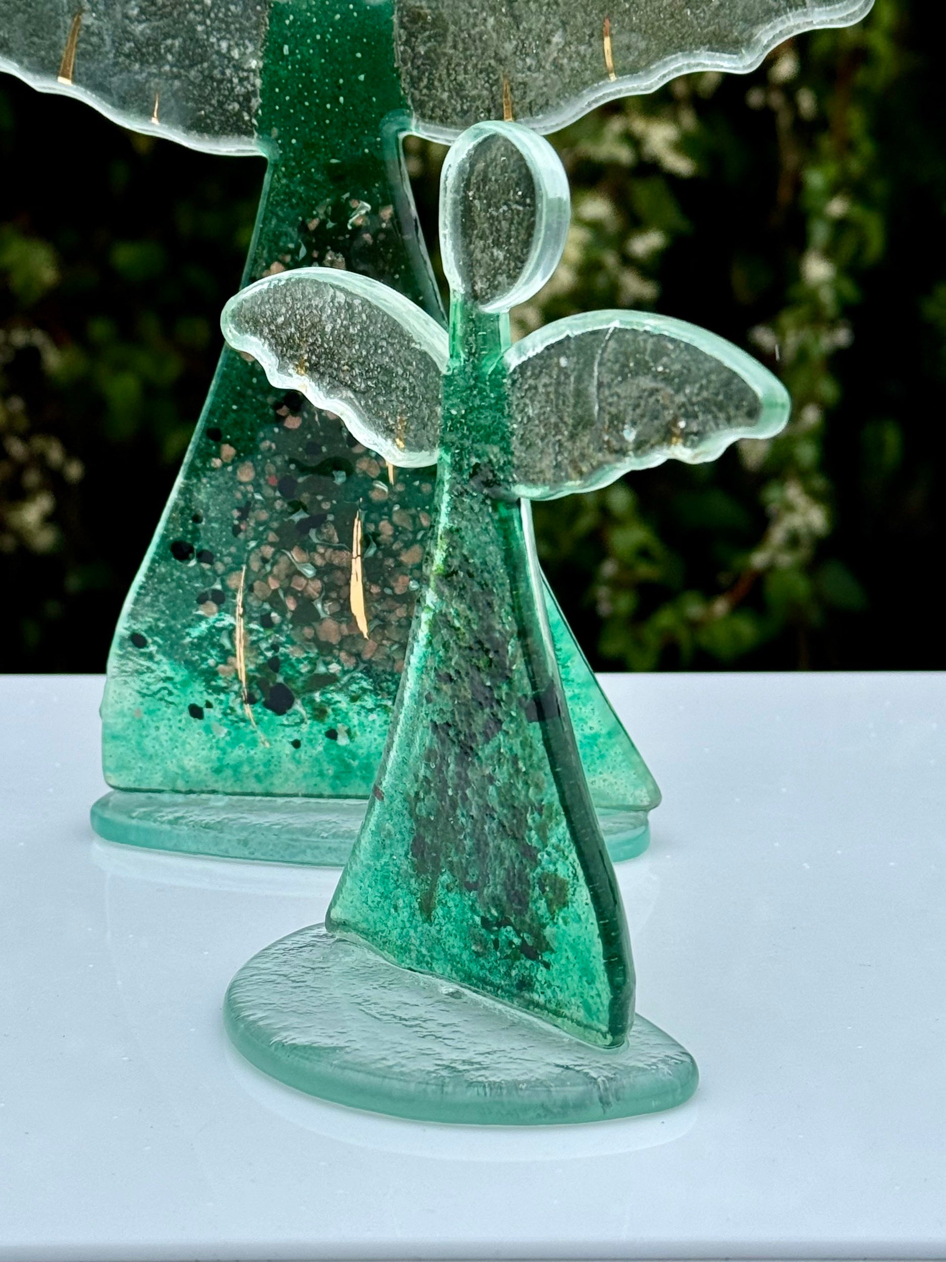 Angel - Dark Green & Gold