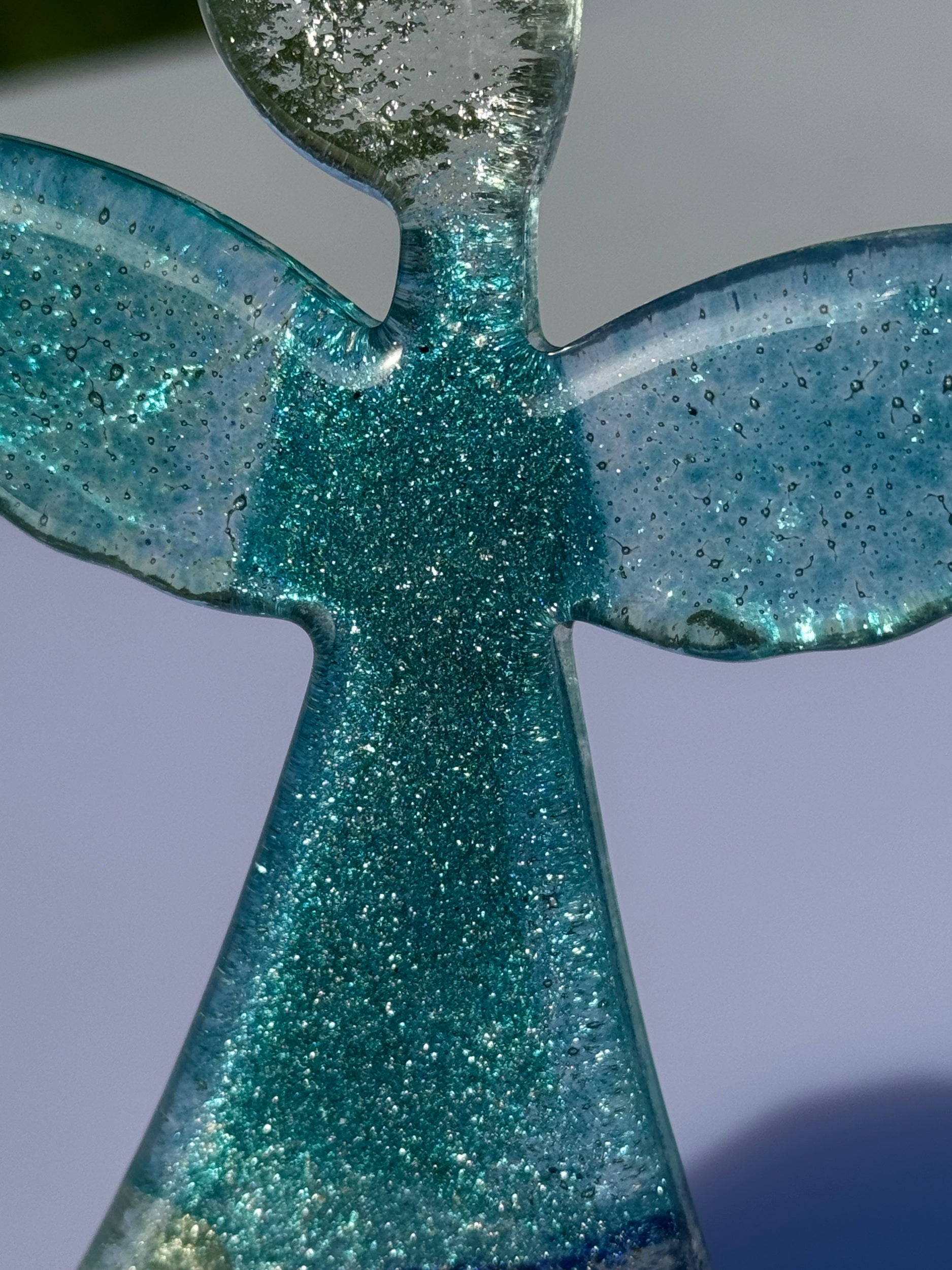 Angel - Fireworks Blue (Hanging Decoration)