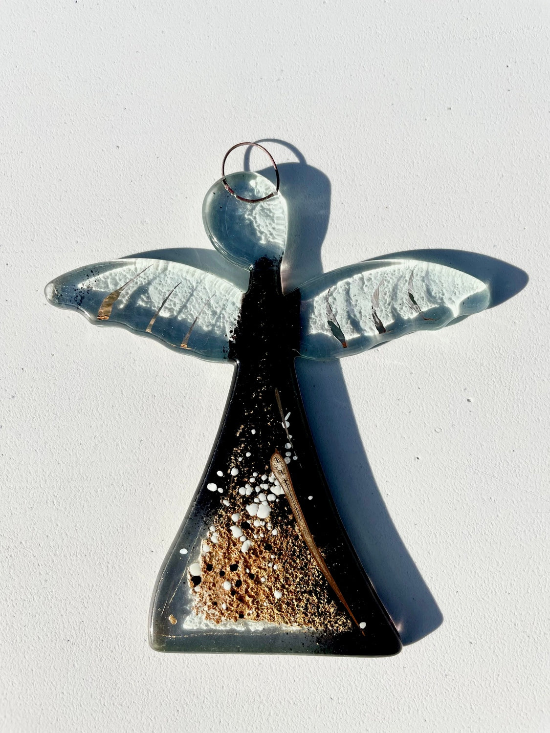 Angel - Black & Gold (Hanging Decoration)