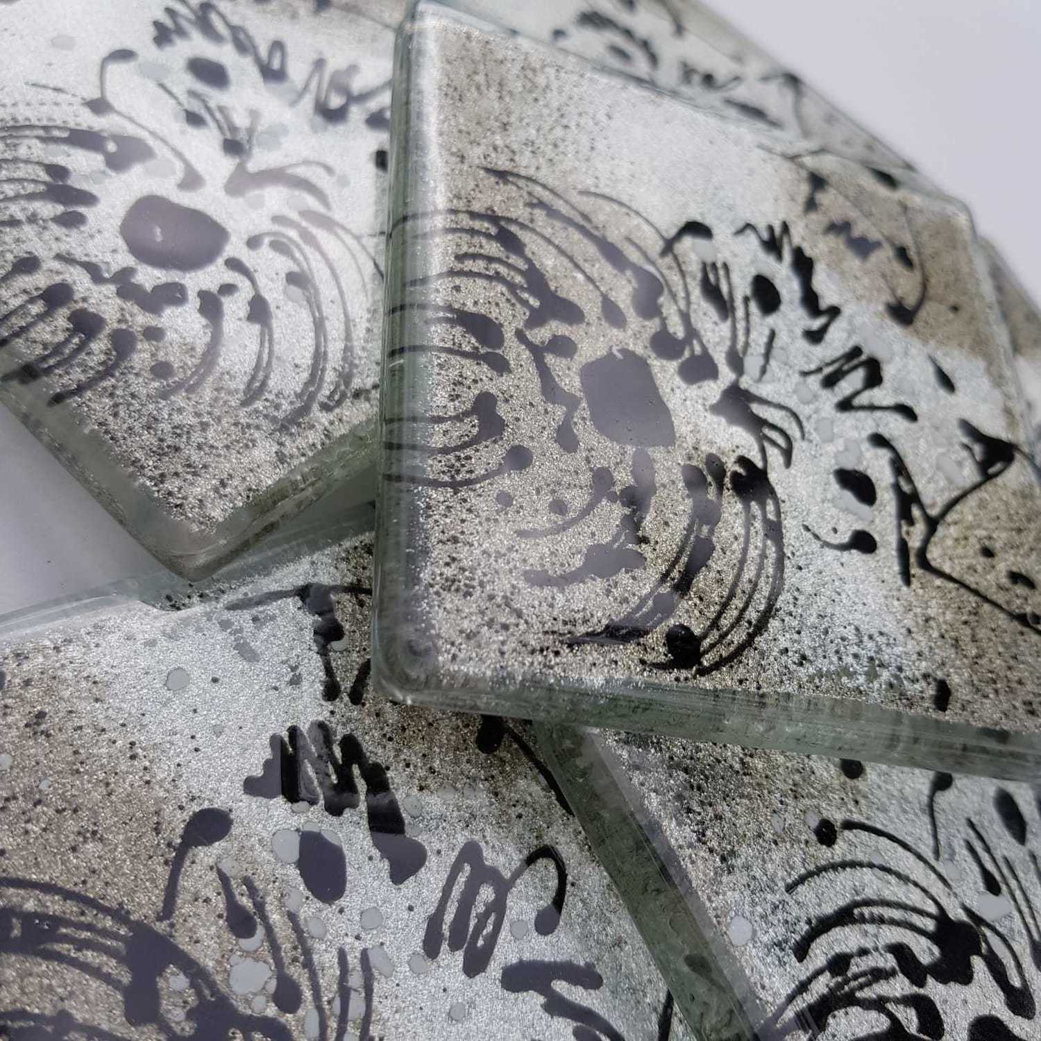 Miniature Schnauzer - Square Coasters