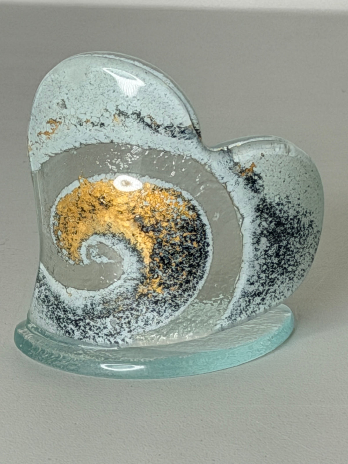 Frosted Champagne - Heart Shaped Tealight Holder