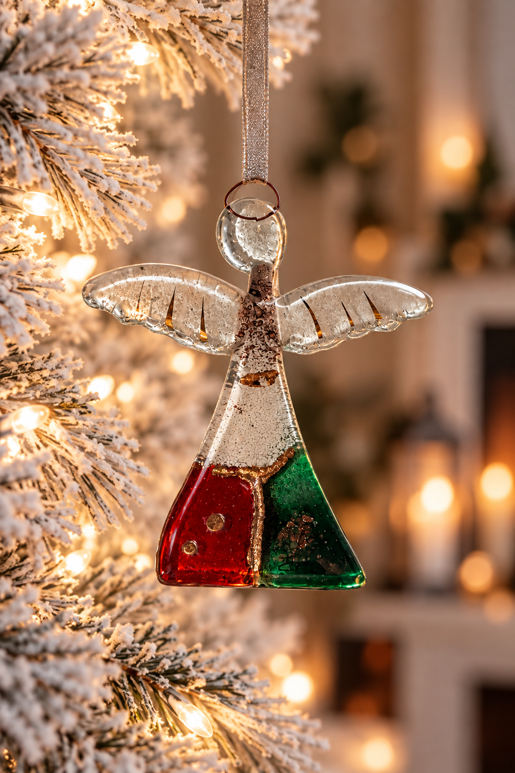 Angel - Harlequin (Hanging Decoration)