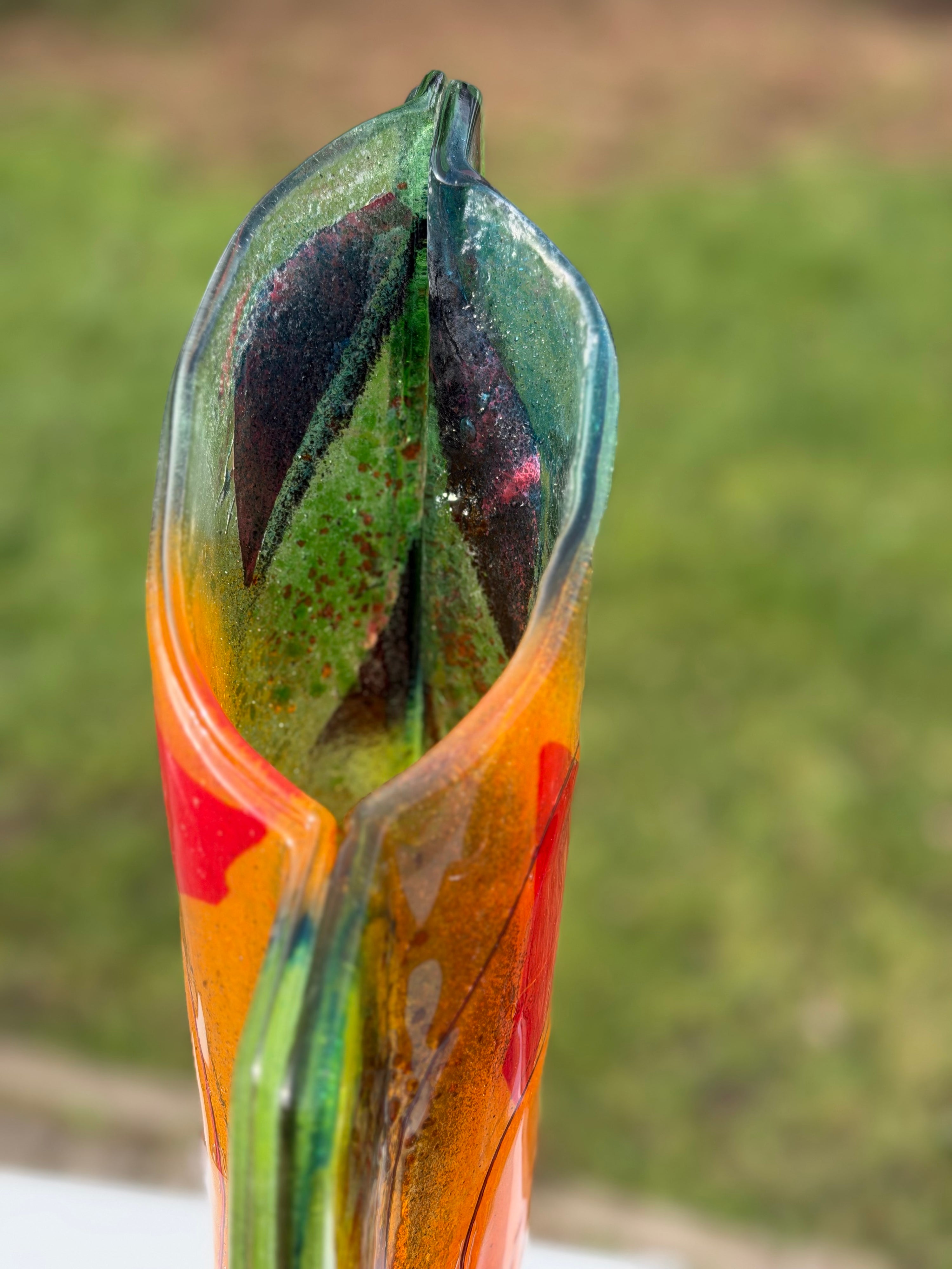 Light Green Oval Vase