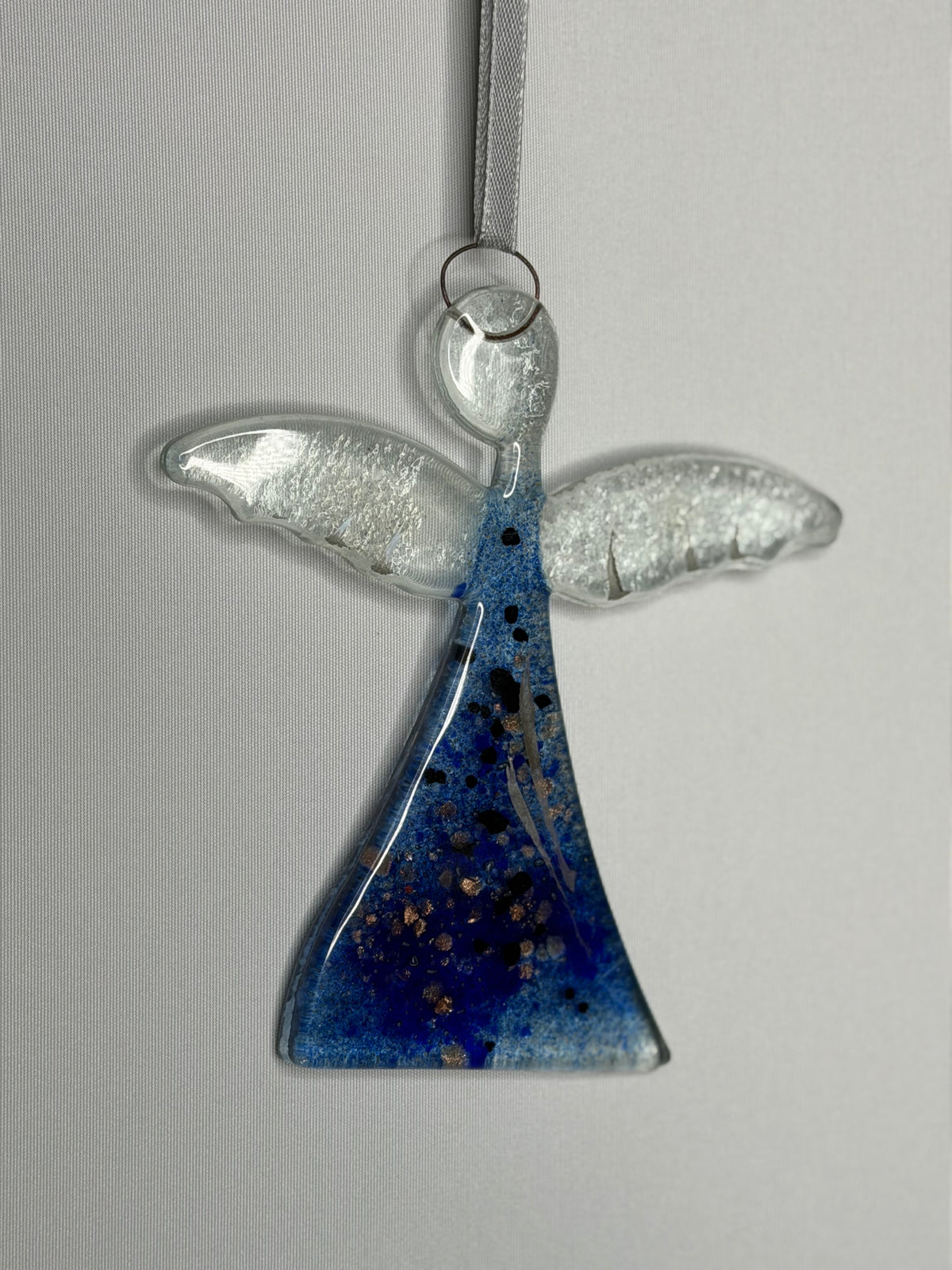 Angel - Blue & Platinum (Hanging Decoration)