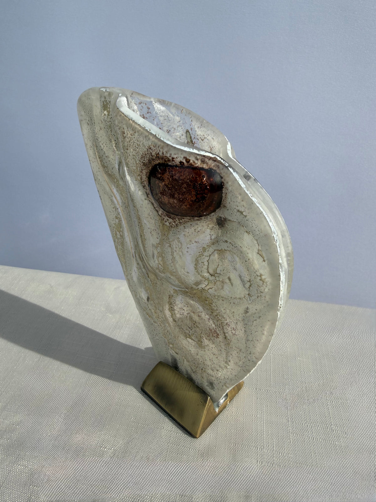 Crystal Mini Oval Vase