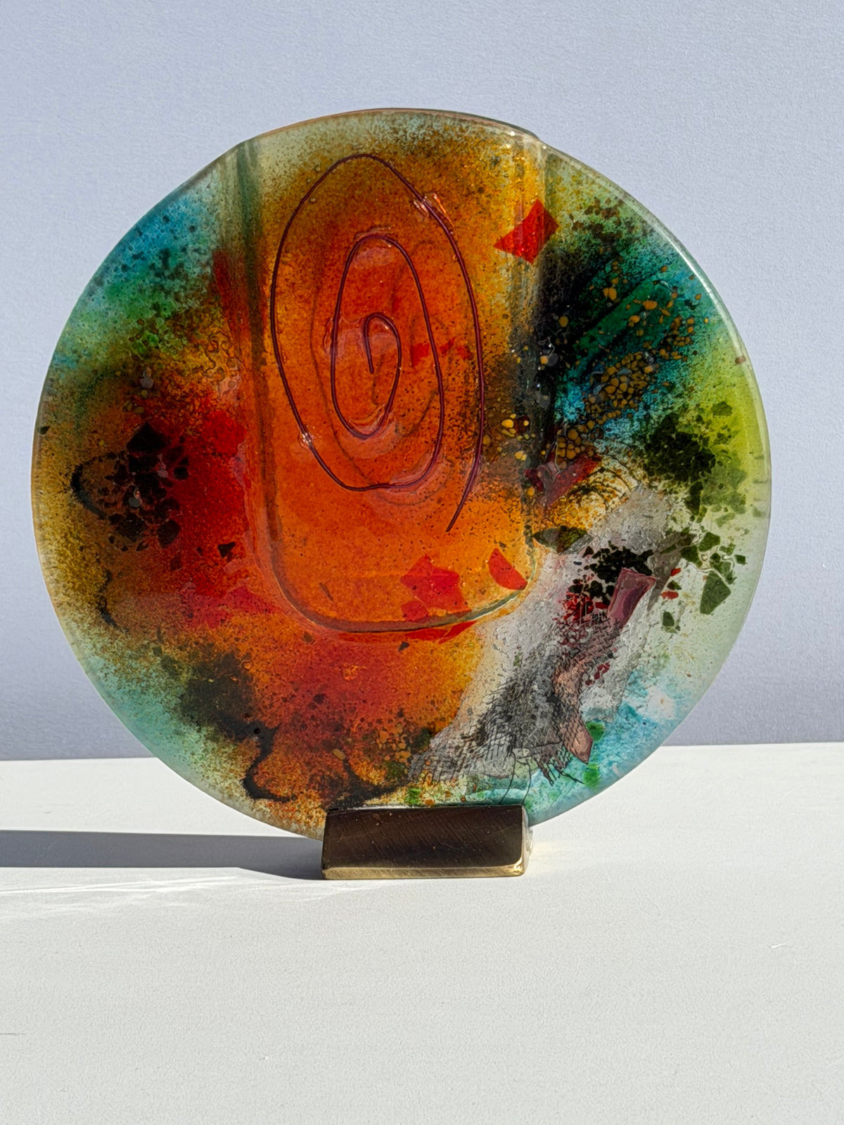 Light Green Round Mini Vase
