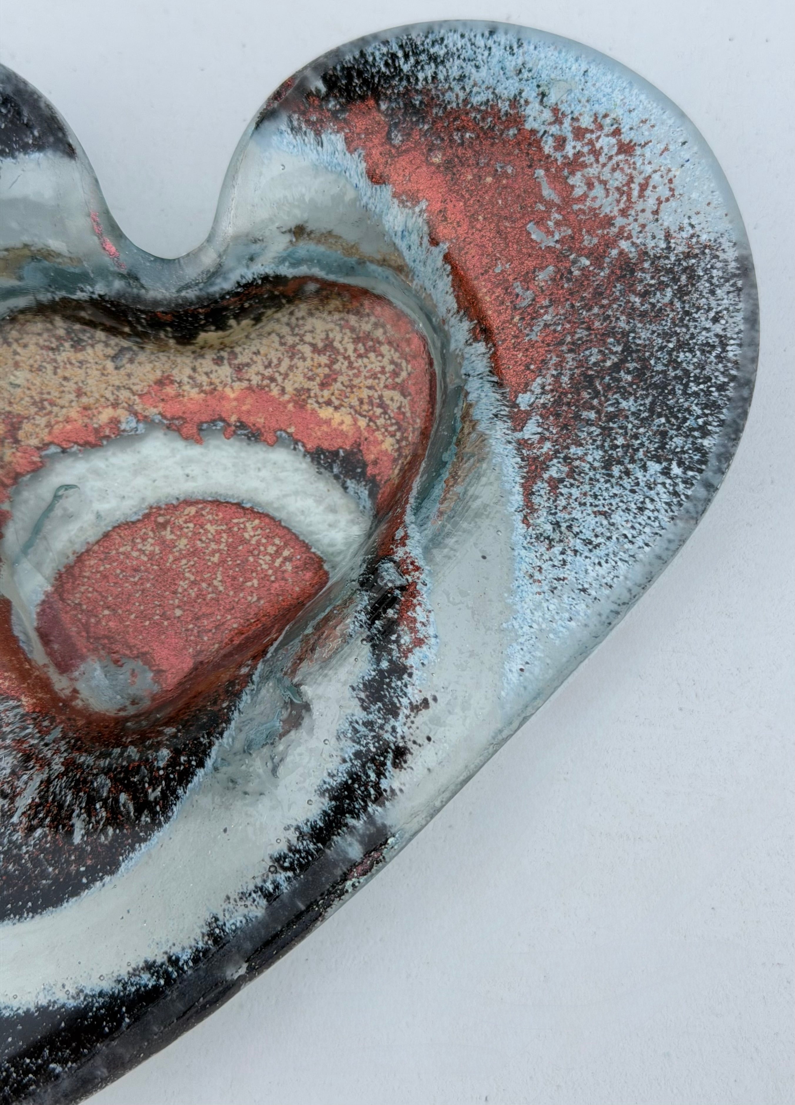 Nefeli Copper Heart Tealight Dish