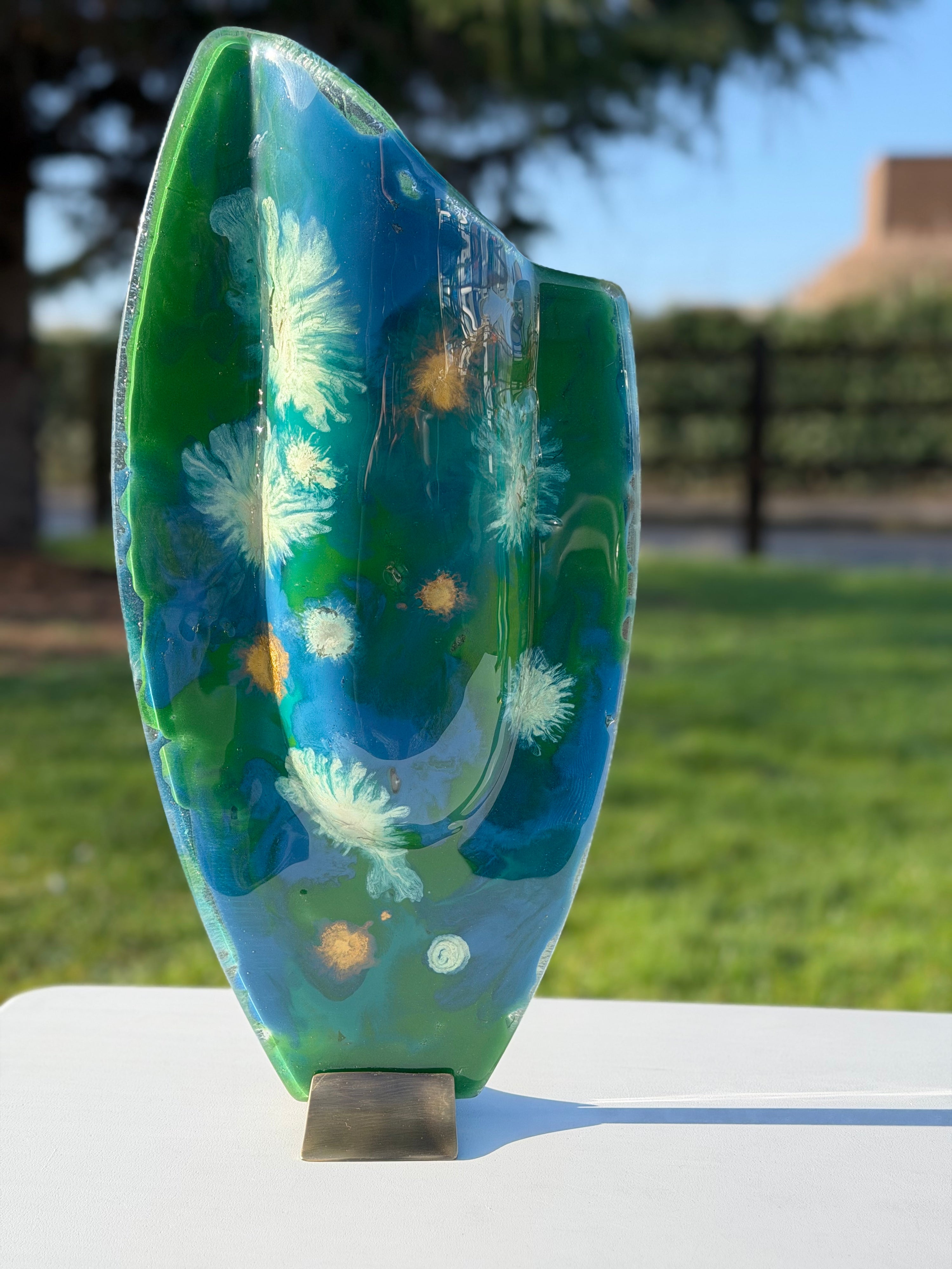 Sea Breeze Oval Vase