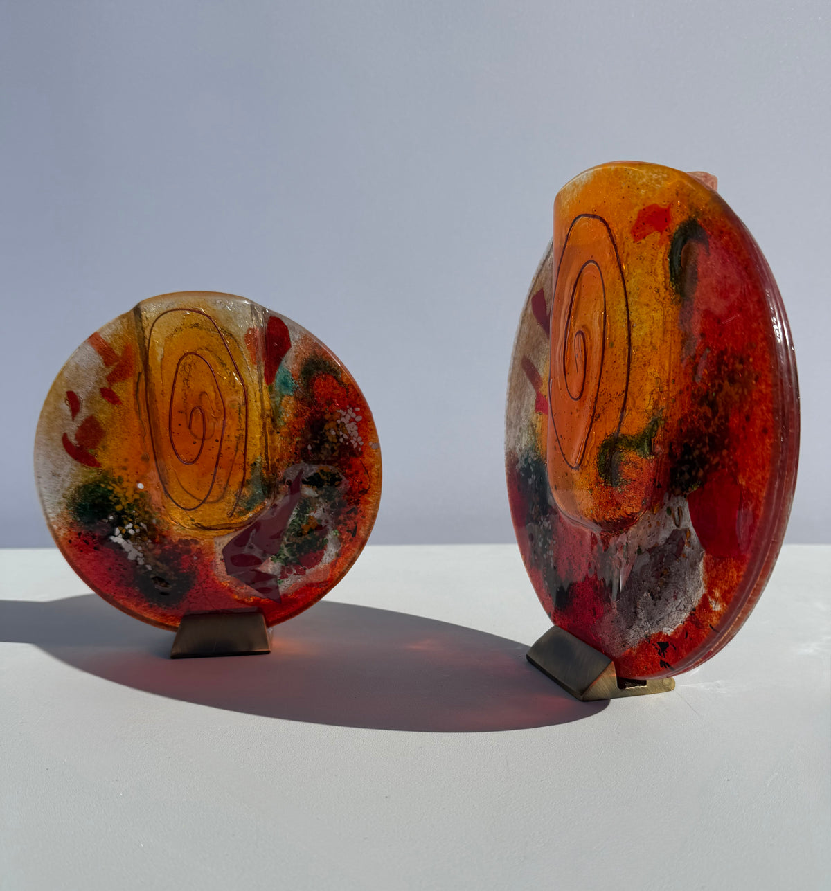 Tricolore Round Mini Vase