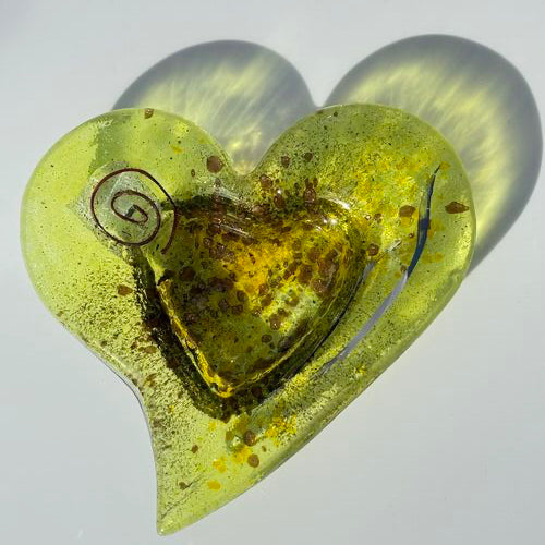 Citrus Heart Tealight Dish