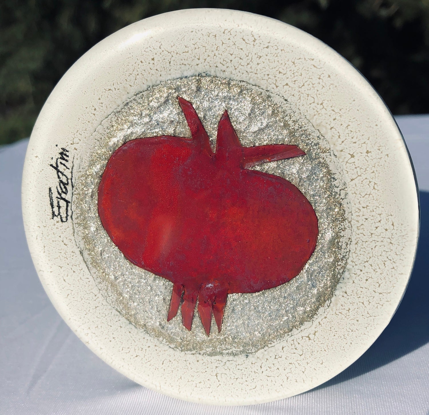 Opera Pomegranate Round Coaster