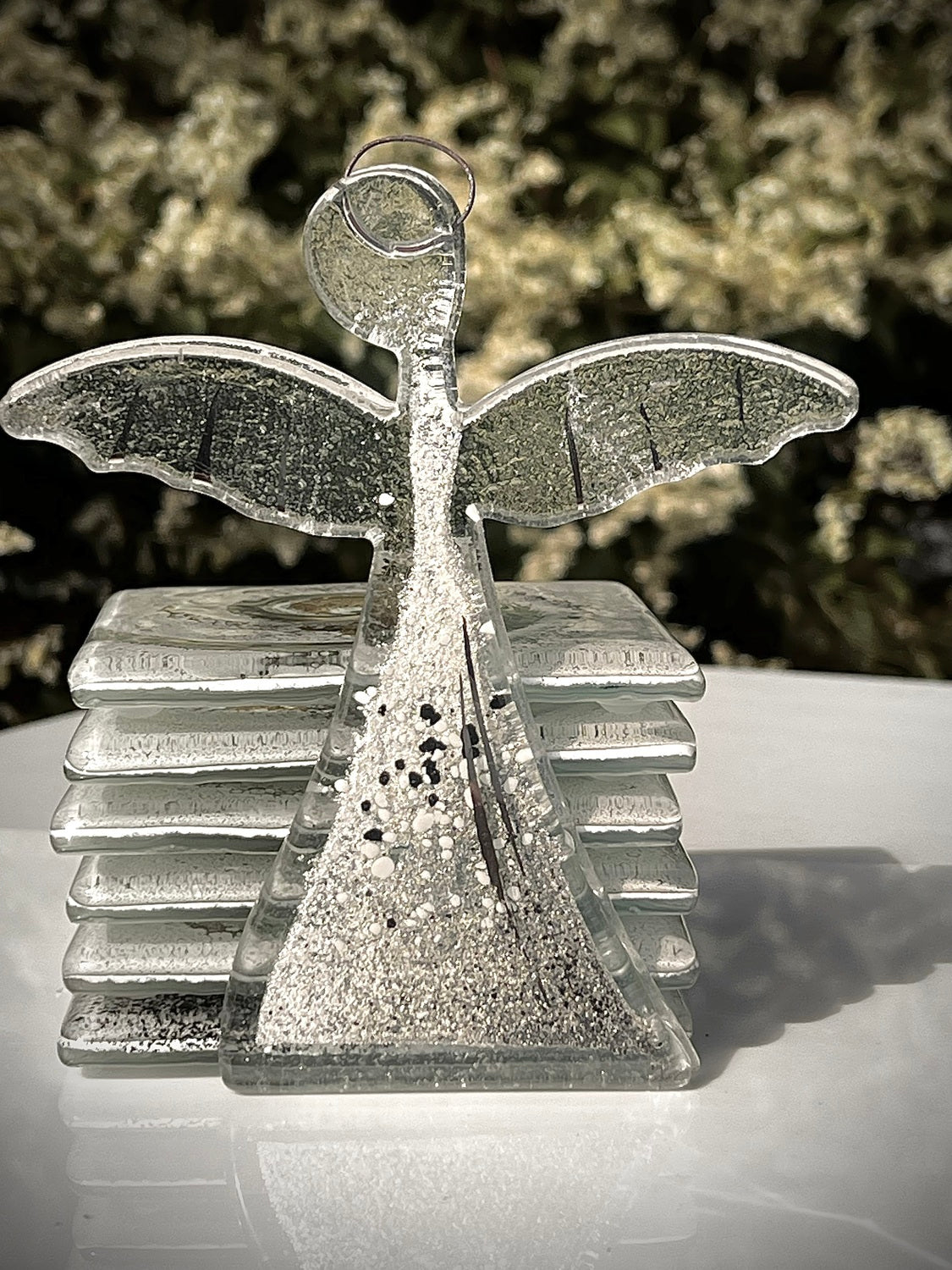 Angel - Silver, Grey & Platinum (Hanging Decoration)