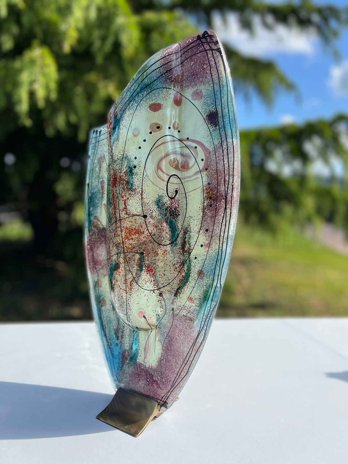 Galaxy Oval Vase