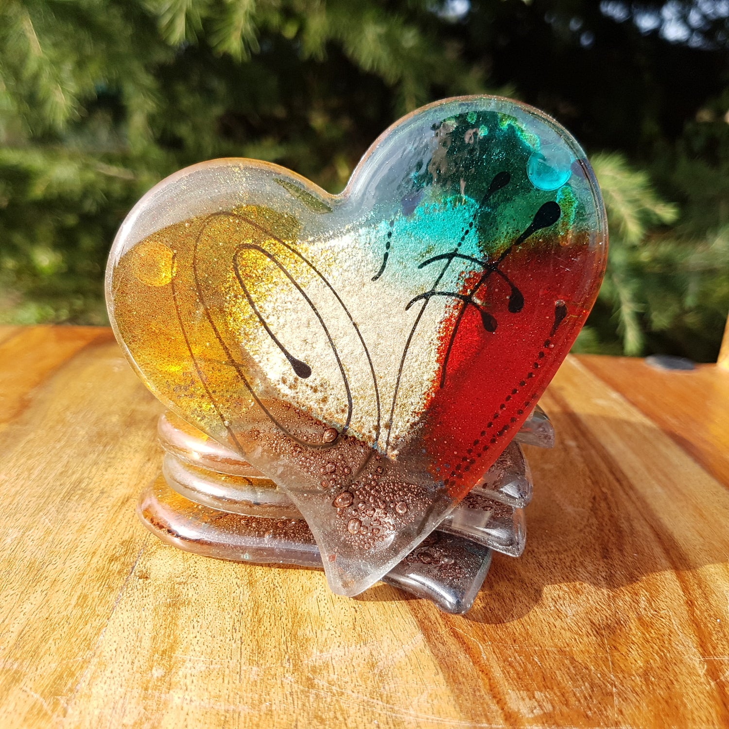 Mediterranean Coasters (Heart Shaped)