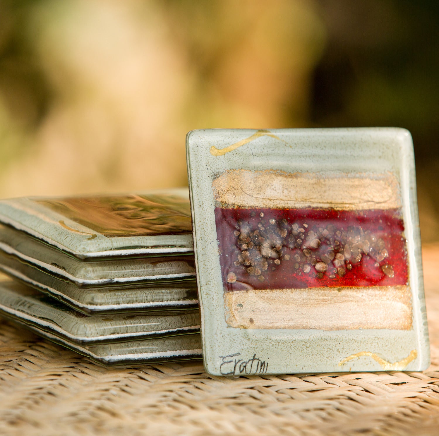 Thira Red Coasters
